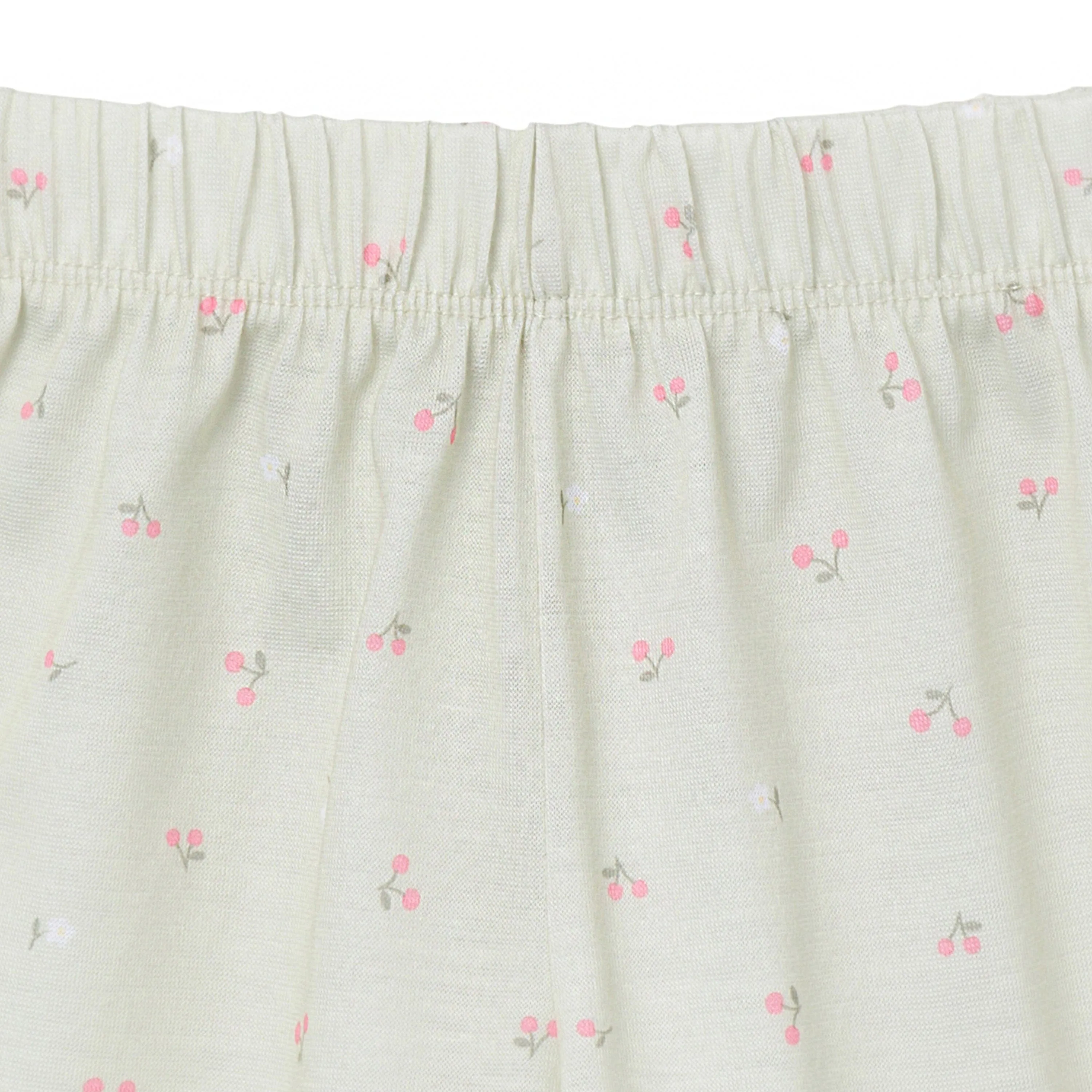 2-Piece Infant & Toddler Girls Cherries Button Up Pajama Shorts Set Gerber Childrenswea