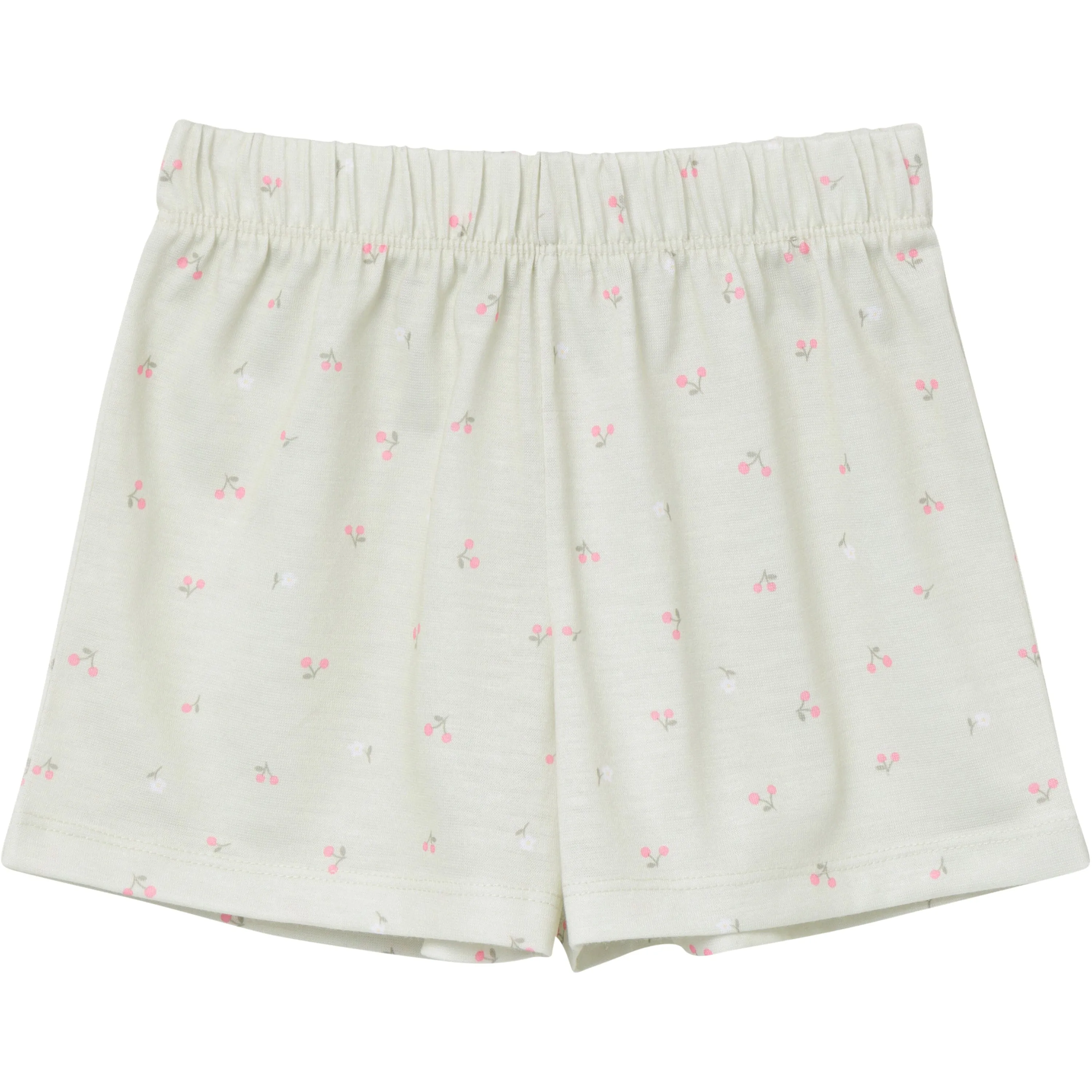 2-Piece Infant & Toddler Girls Cherries Button Up Pajama Shorts Set Gerber Childrenswea