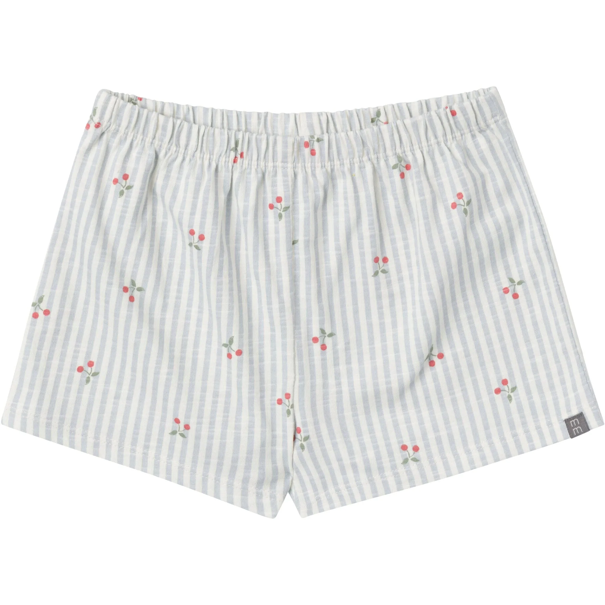 2-Piece Infant & Toddler Girls Cherry Stripes Ruffle Top and Shorts Set Gerber Childrenswea