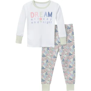 2-Piece Infant & Toddler Girls Ditsy Floral Long Sleeve Pajama Set Gerber Childrenswea