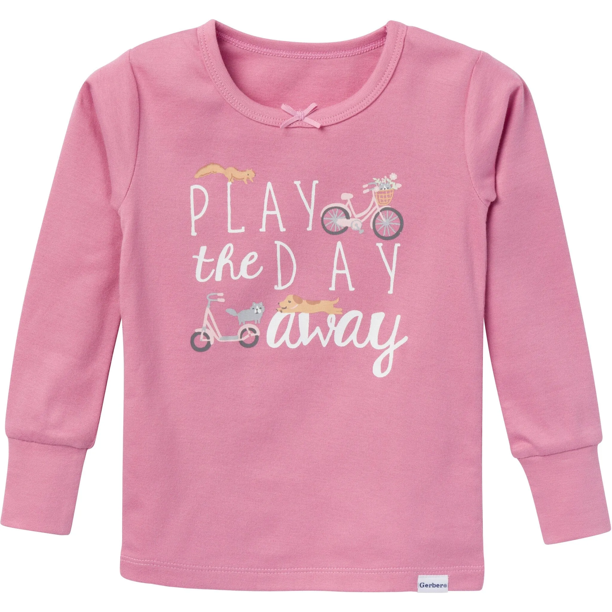 2-Piece Infant & Toddler Girls Playground Long Sleeve Pajama Set Gerber Childrenswea