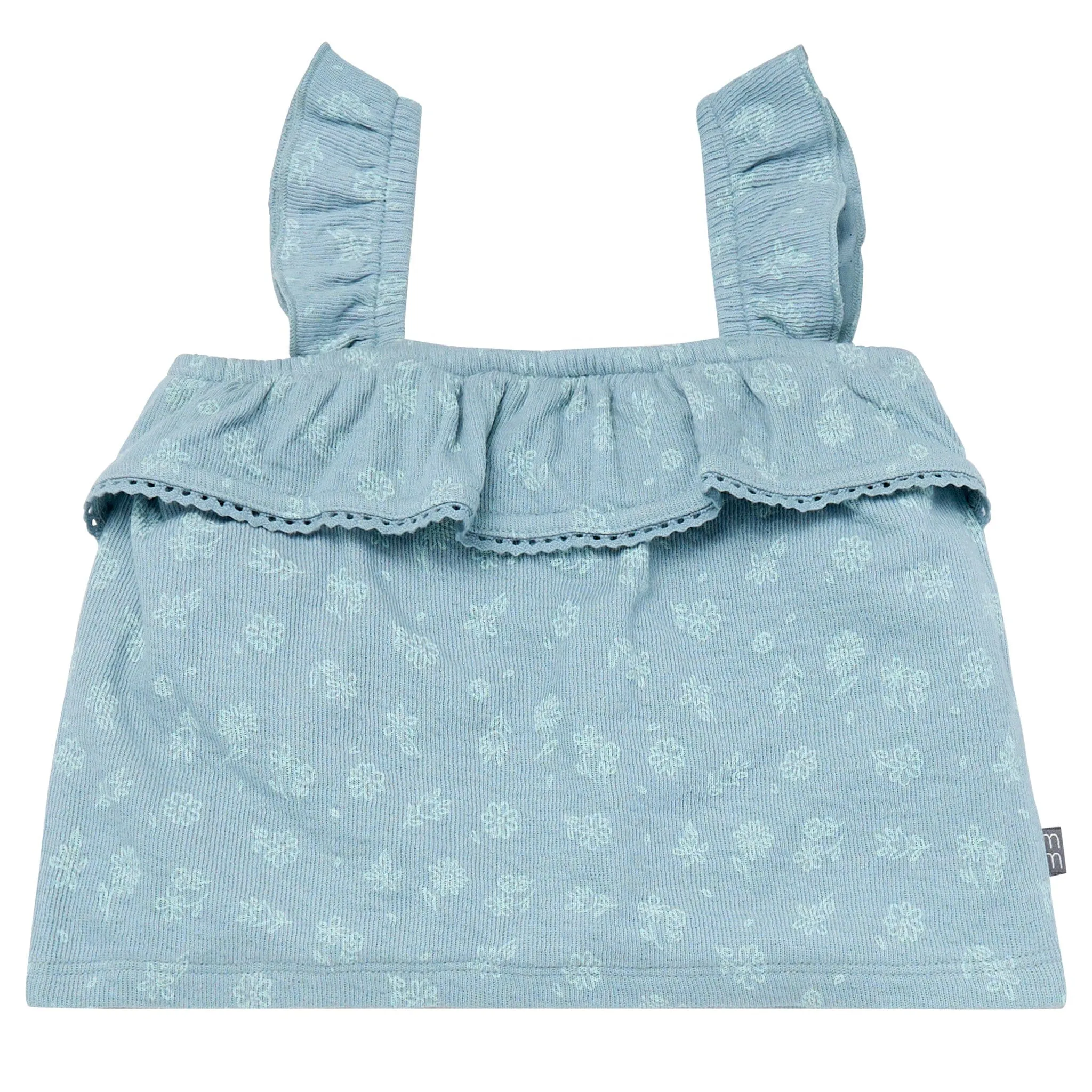 2-Piece Infant & Toddler Girls Teal Floral Top and Shorts Set Gerber Childrenswea