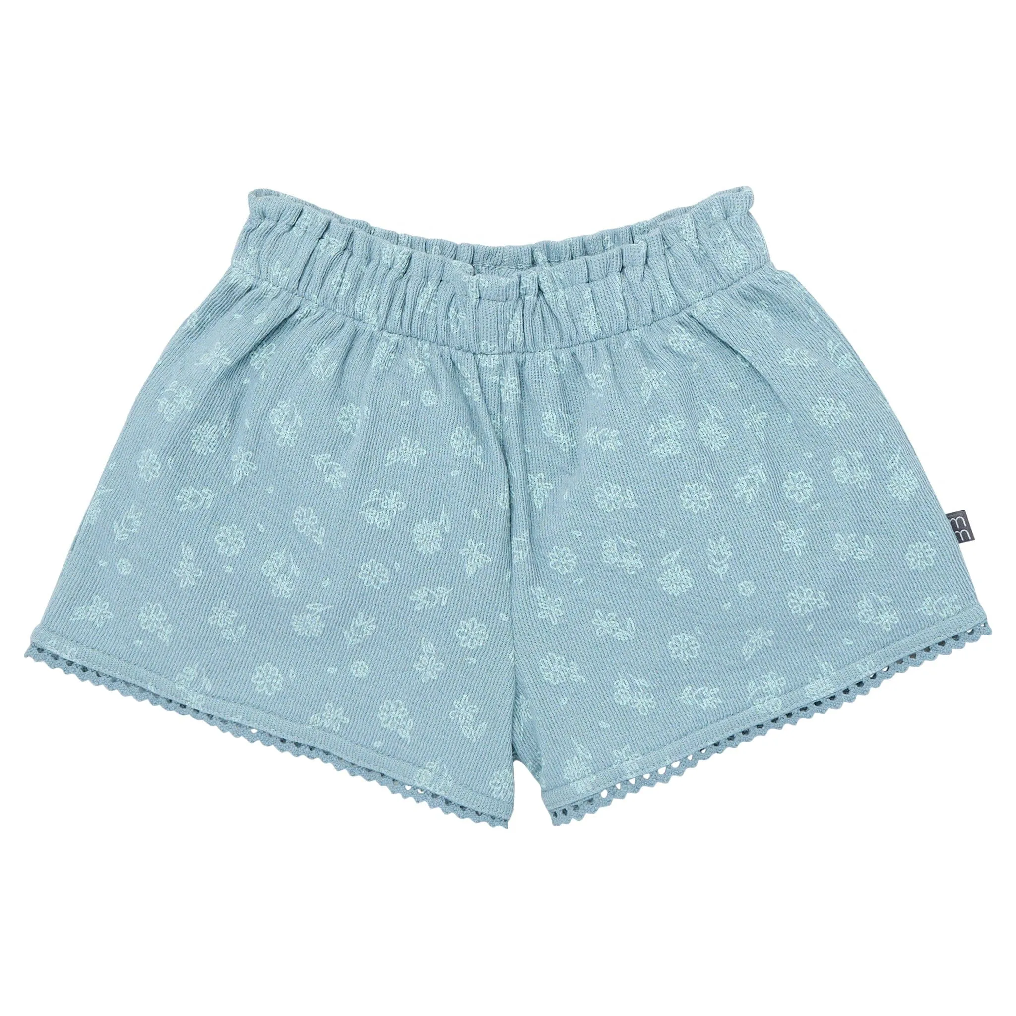 2-Piece Infant & Toddler Girls Teal Floral Top and Shorts Set Gerber Childrenswea