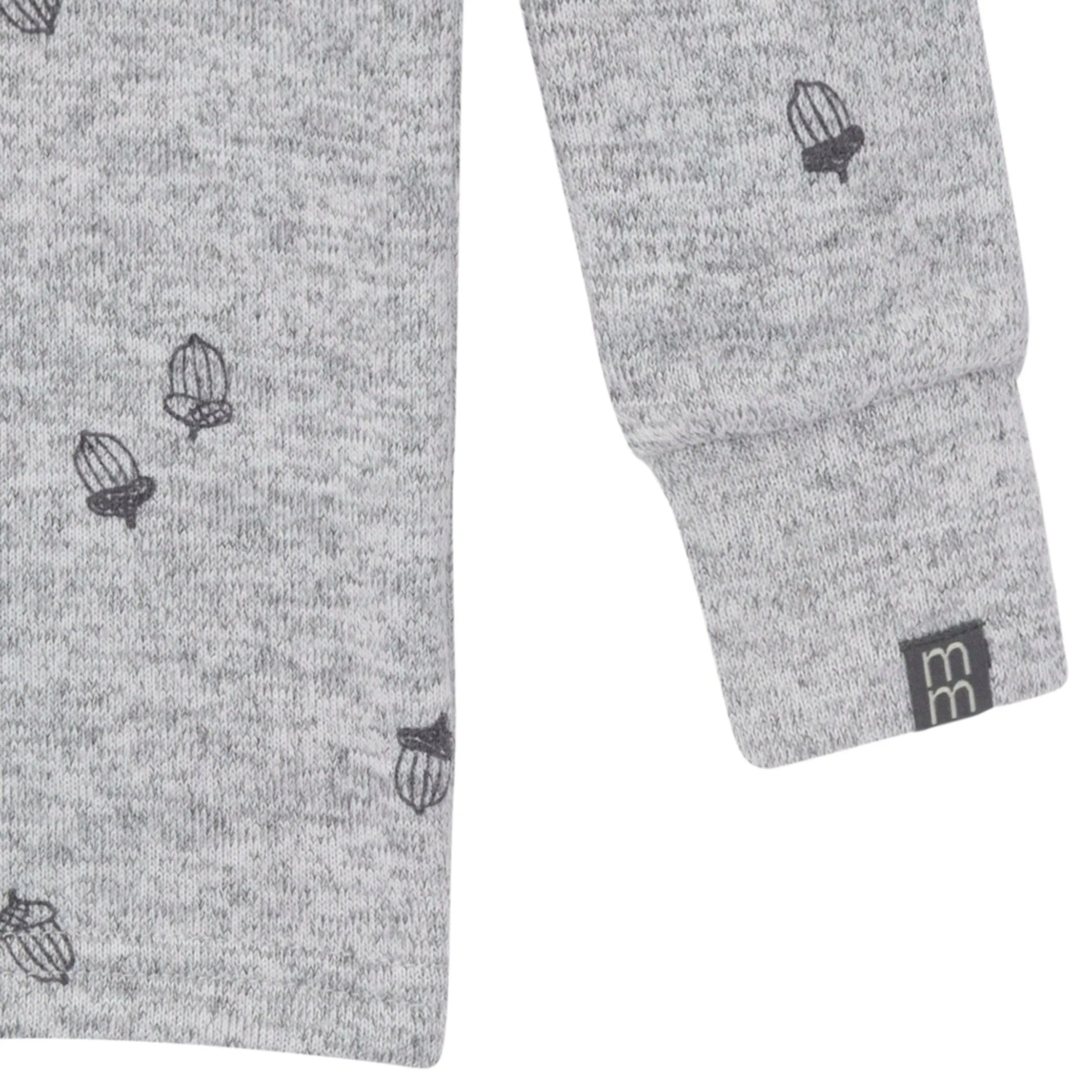 2-Piece Infant & Toddler Neutral Grey Heather Acorn Hacci Pajama Set Gerber Childrenswea
