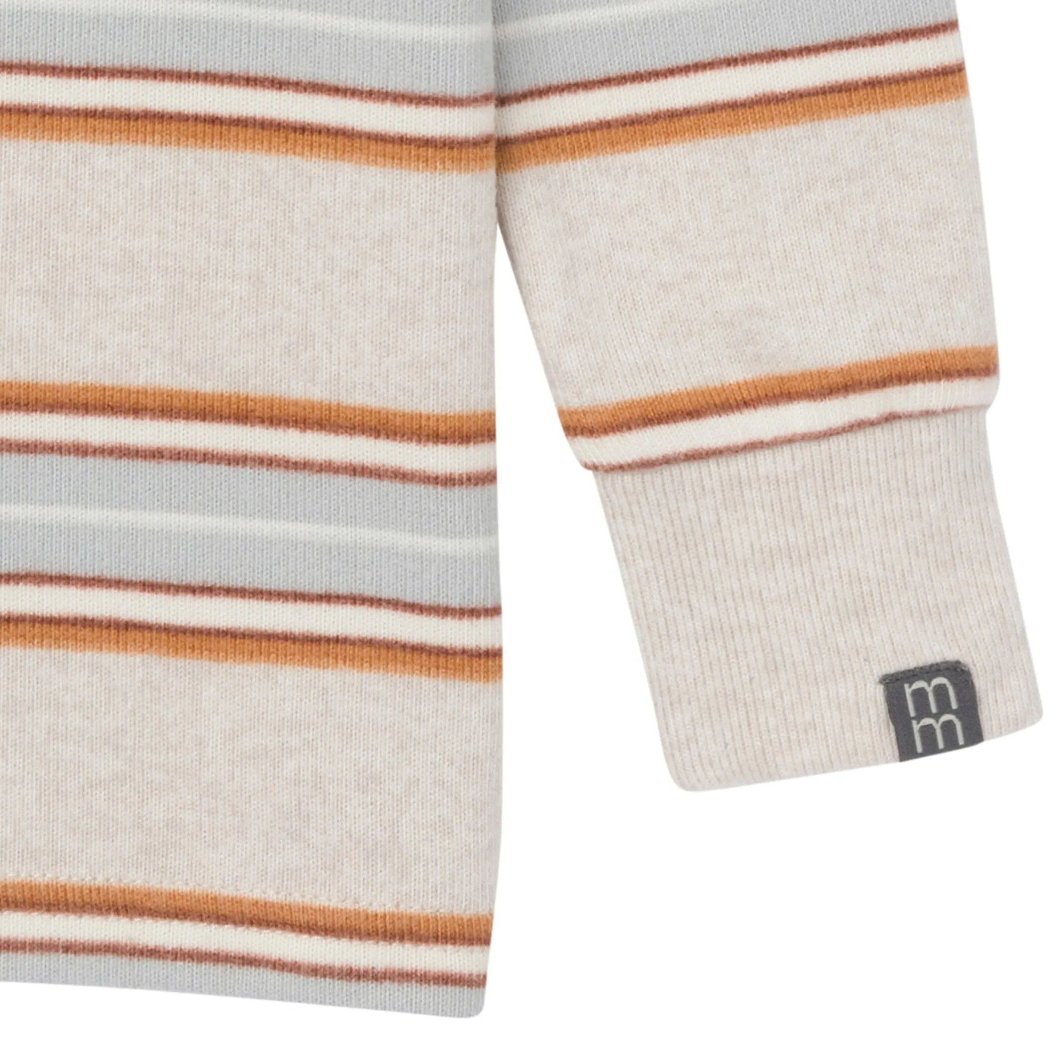 2-Piece Infant & Toddler Neutral Oatmeal Heather Stripe Hacci Pajama Set Gerber Childrenswea