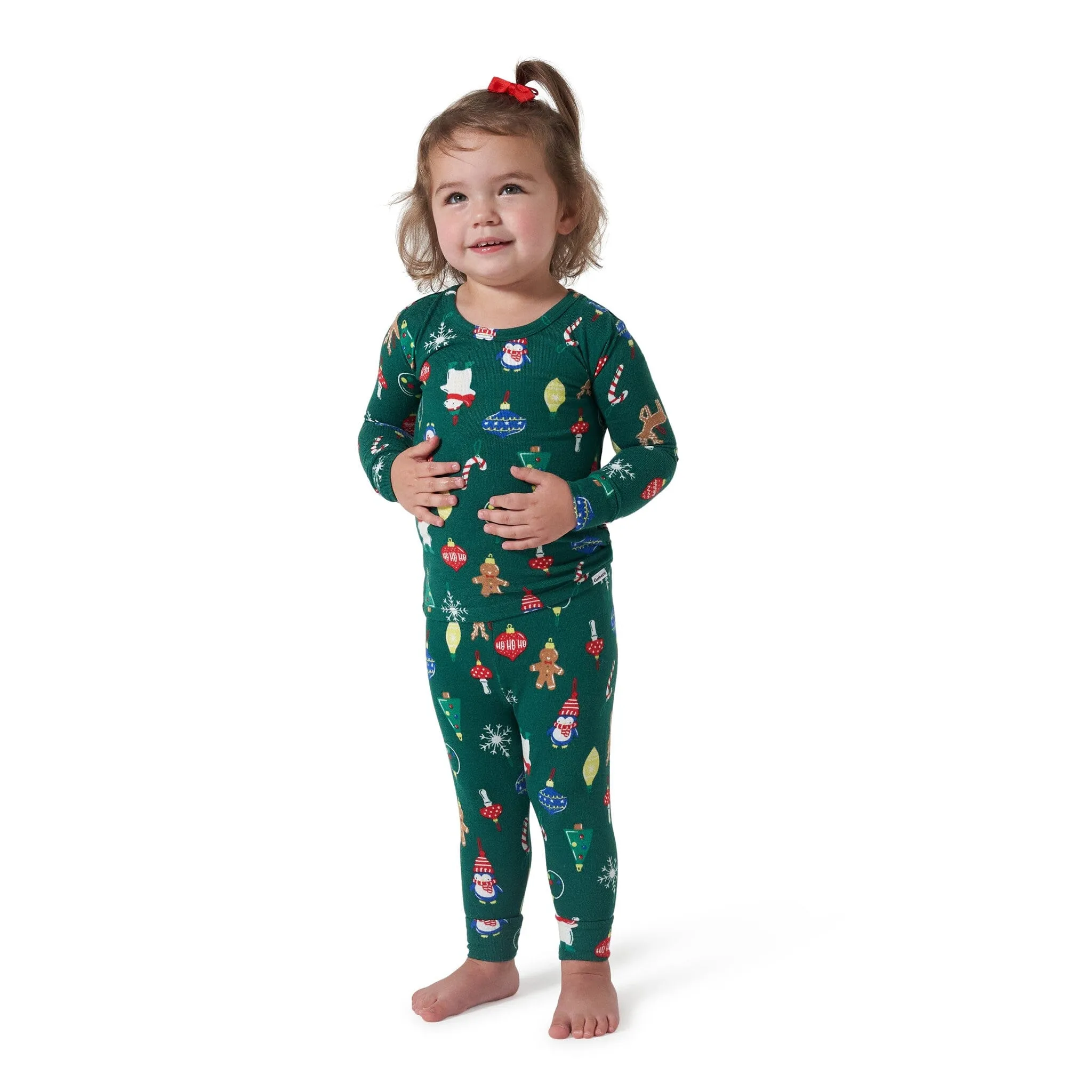 2-Piece Infant & Toddler Neutral Ornaments Hacci Snug Fit Pajama Set Gerber Childrenswea