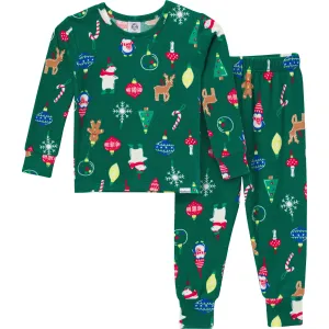 2-Piece Infant & Toddler Neutral Ornaments Hacci Snug Fit Pajama Set Gerber Childrenswea