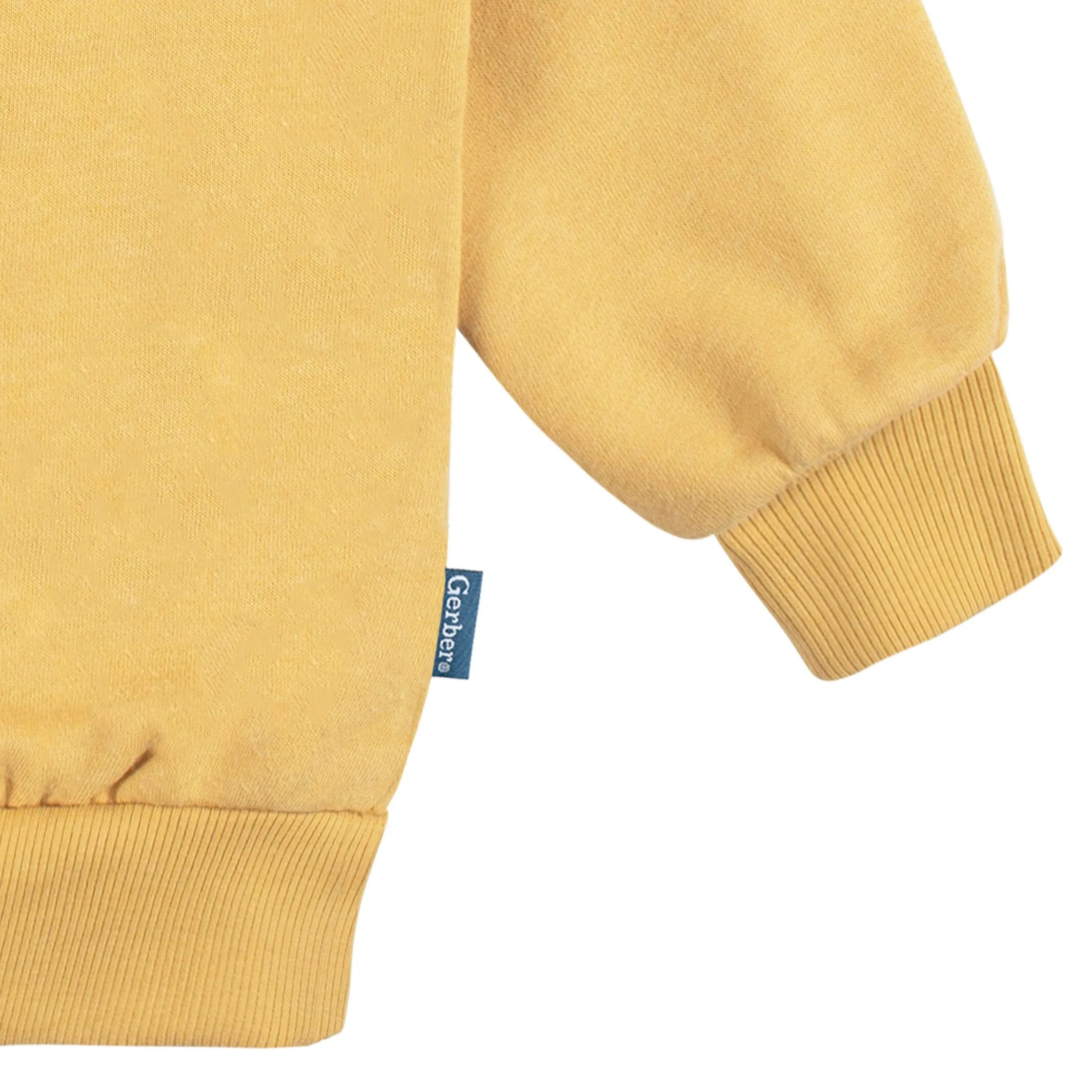 2-Piece Infant & Toddler Neutral Yellow Sweatshirt & Pant Set Gerber Childrenswea