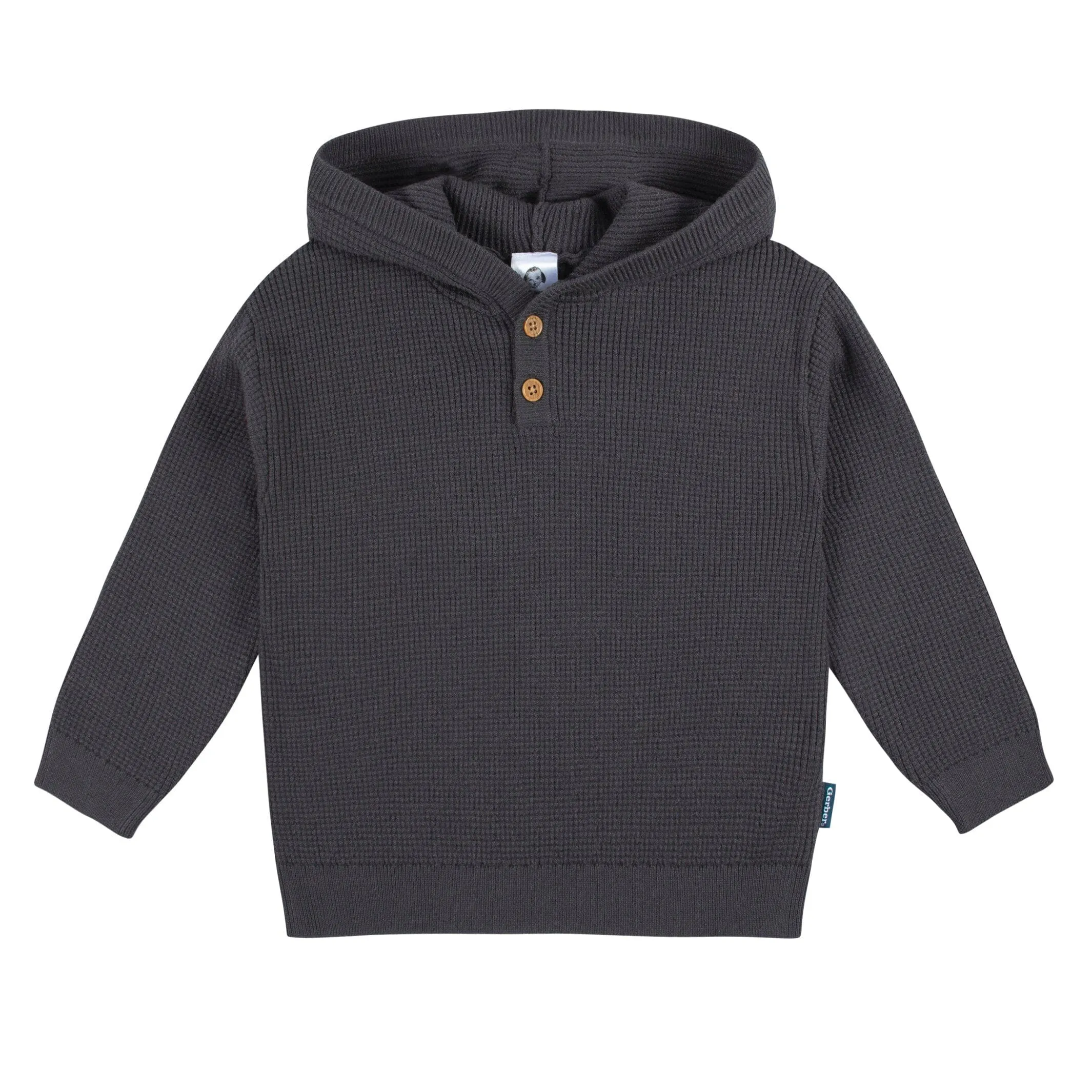 2-Piece Infant and Toddler Boys Charcoal Sweater Knit Set Gerber Childrenswea