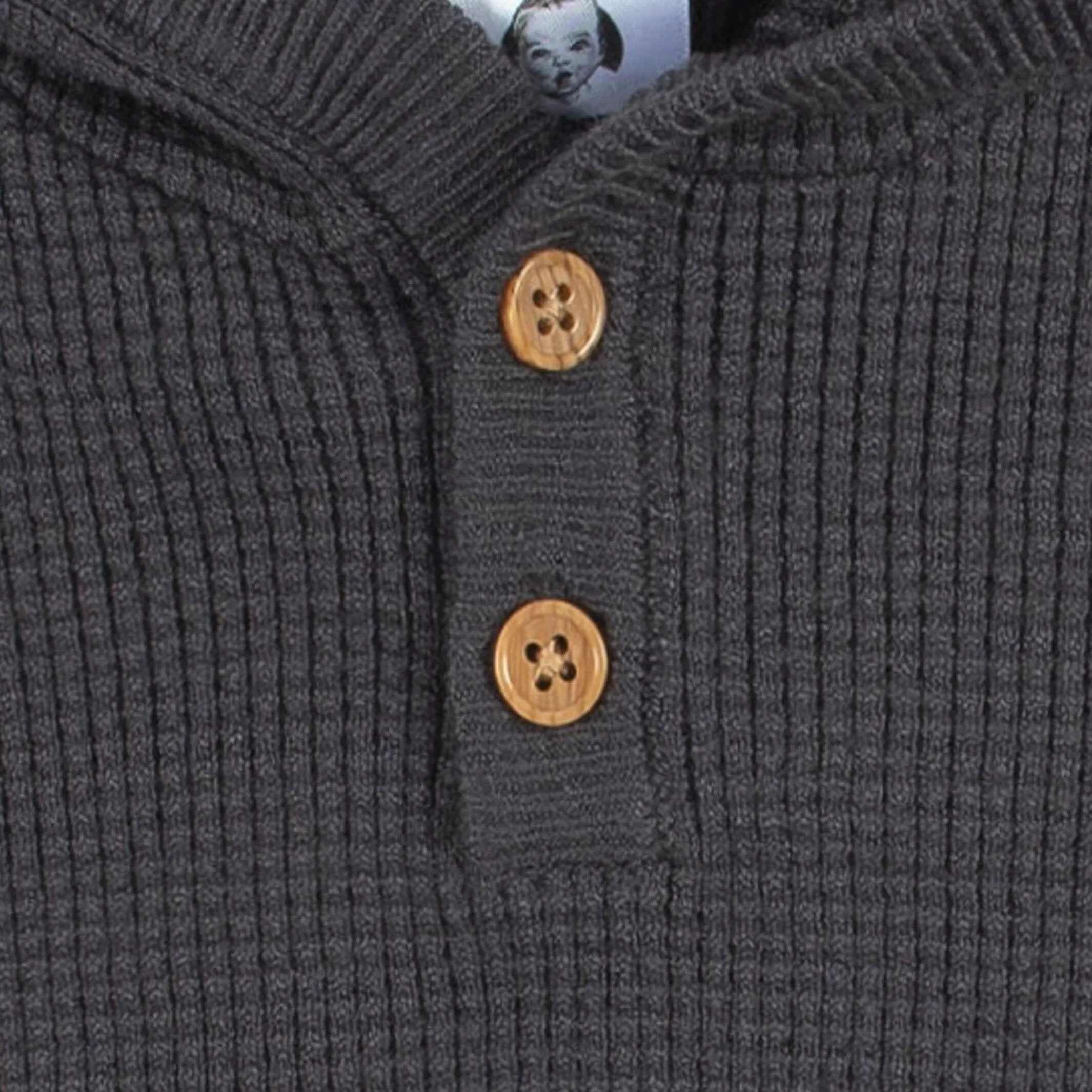 2-Piece Infant and Toddler Boys Charcoal Sweater Knit Set Gerber Childrenswea
