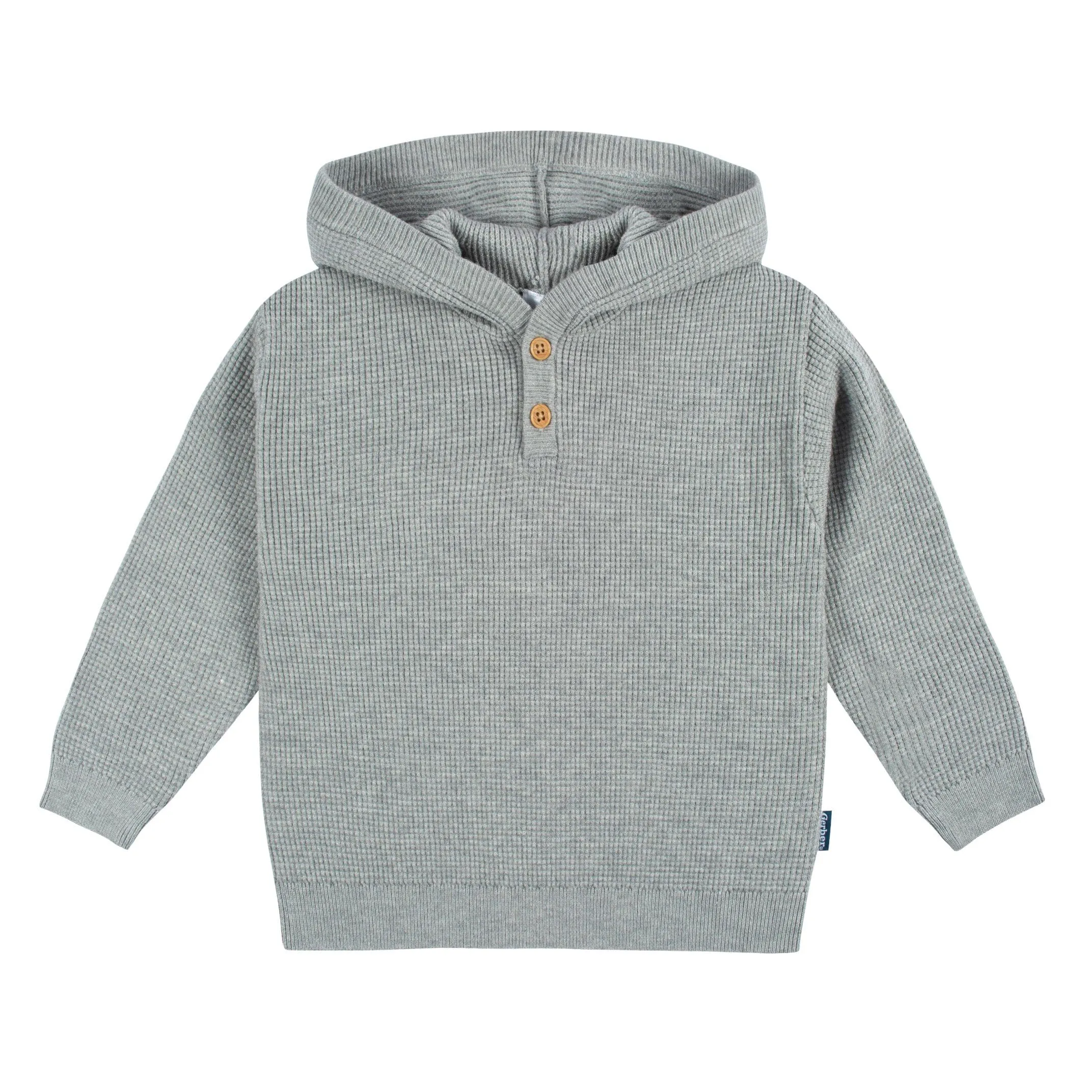 2-Piece Infant and Toddler Boys Heather Gray Sweater Knit Set Gerber Childrenswea
