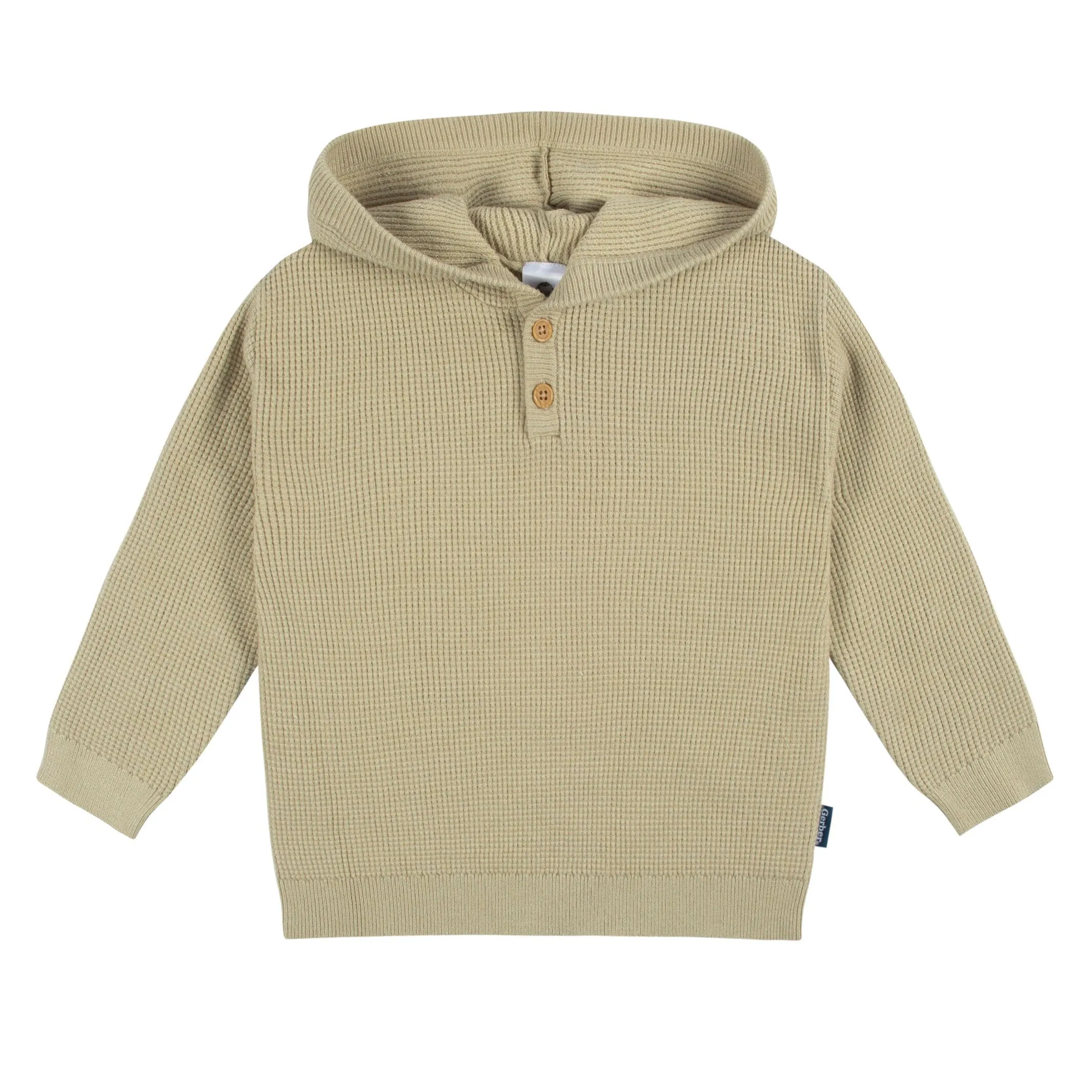 2-Piece Infant and Toddler Boys Tan Sweater Knit Set Gerber Childrenswea