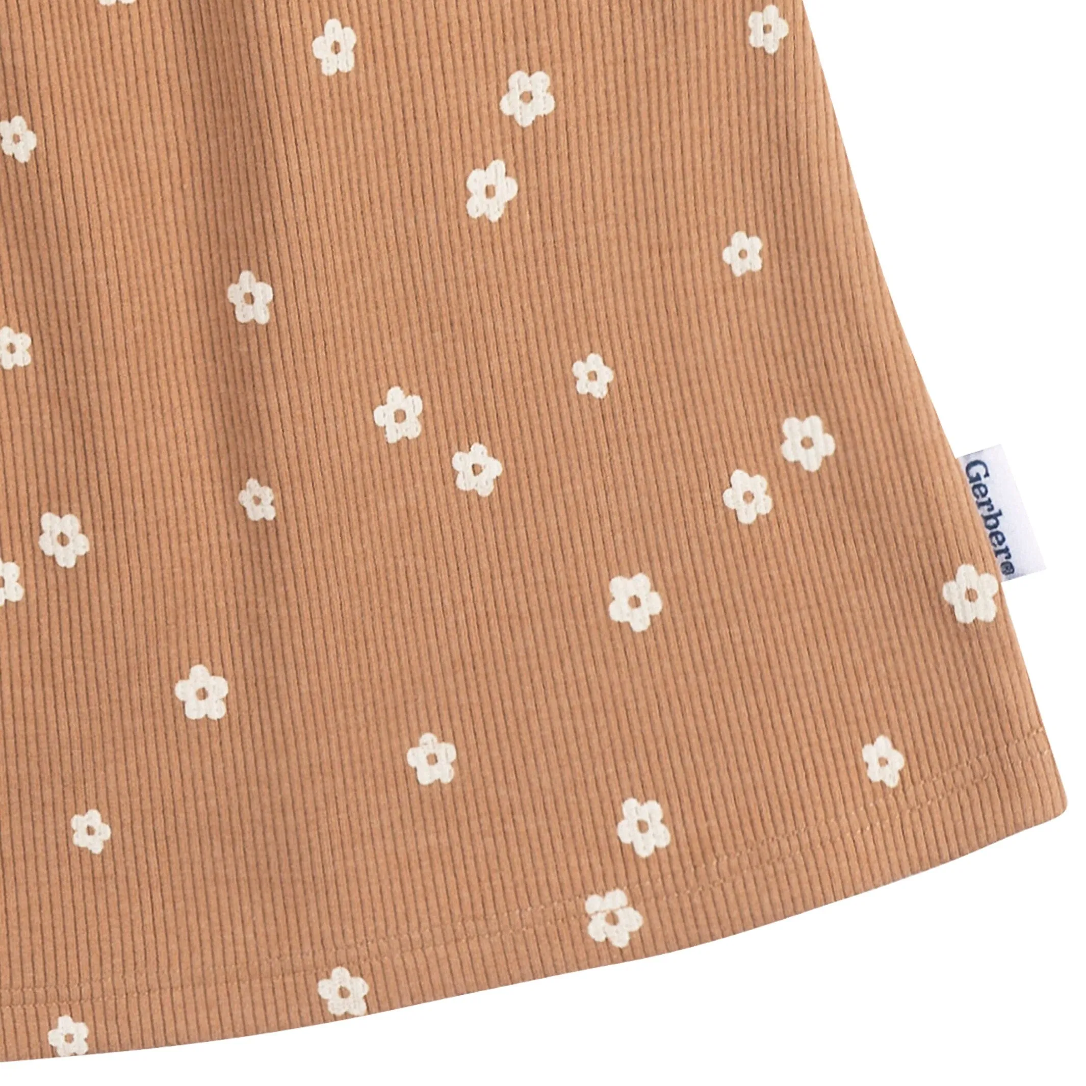 2-Piece Infant and Toddler Girls Ditsy Floral Tank Top & Shorts Set Gerber Childrenswea