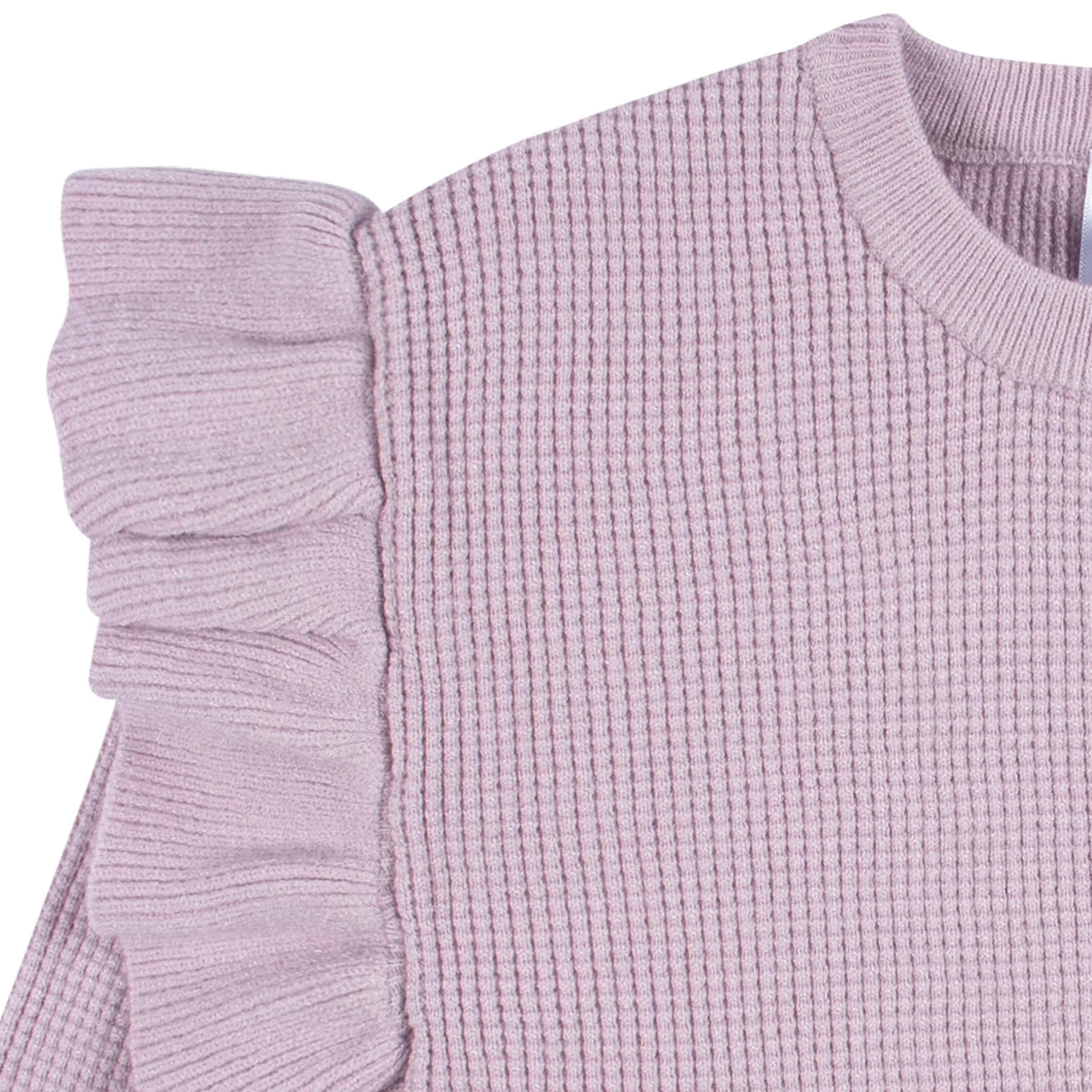 2-Piece Infant and Toddler Girls Lavender Sweater Knit Set Gerber Childrenswea