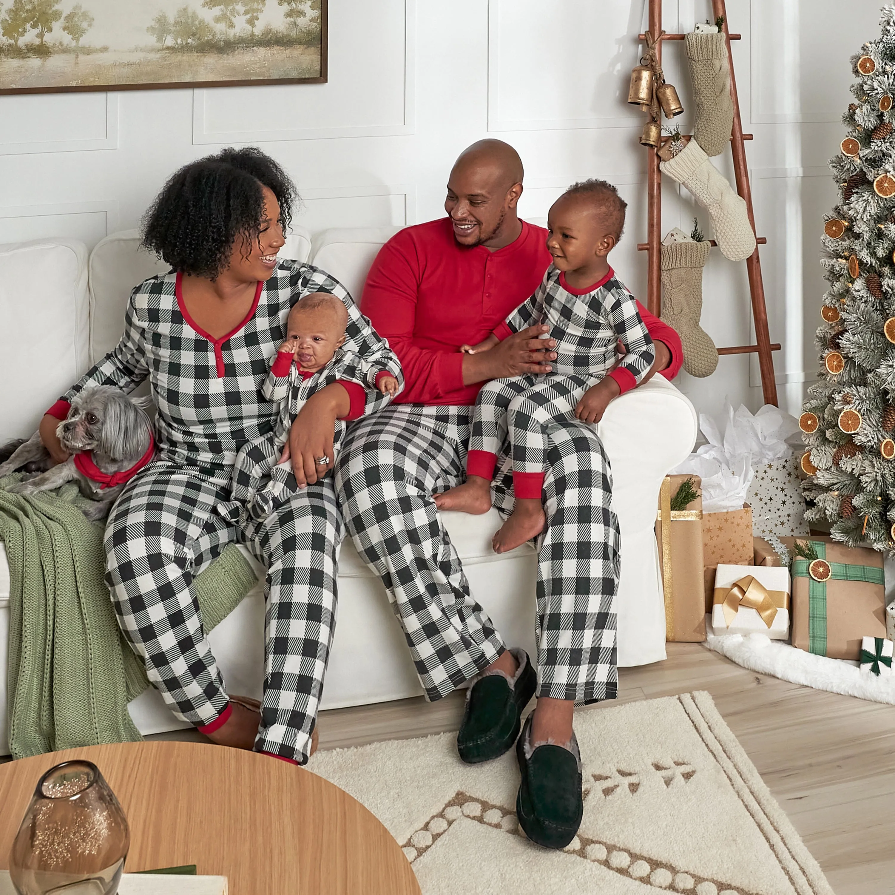 2-Piece Men's Buffalo Plaid Hacci Pajama Set Gerber Childrenswea