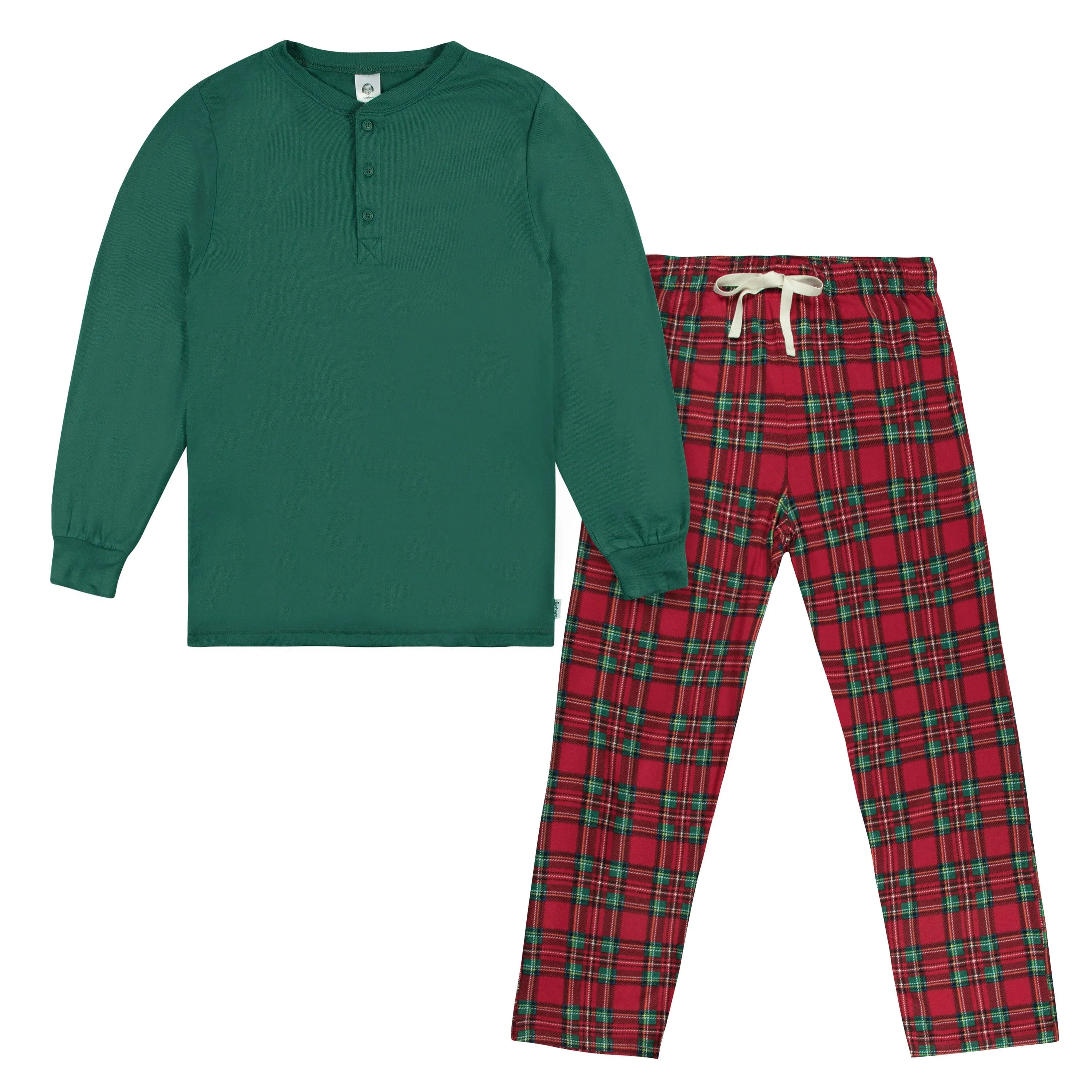2-Piece Men's Stewart Plaid Hacci Pajama Set Gerber Childrenswea