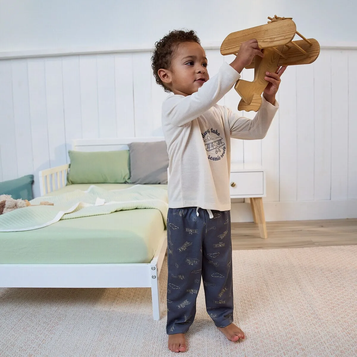 2-Piece Toddler Boys Airplane Pajama Set Gerber Childrenswea
