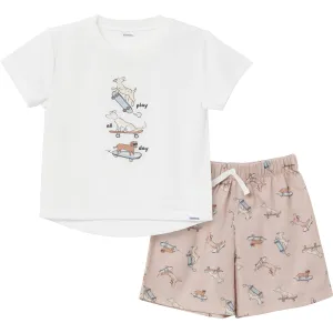 2-Piece Toddler Boys Dog Pajama Shorts Set Gerber Childrenswea