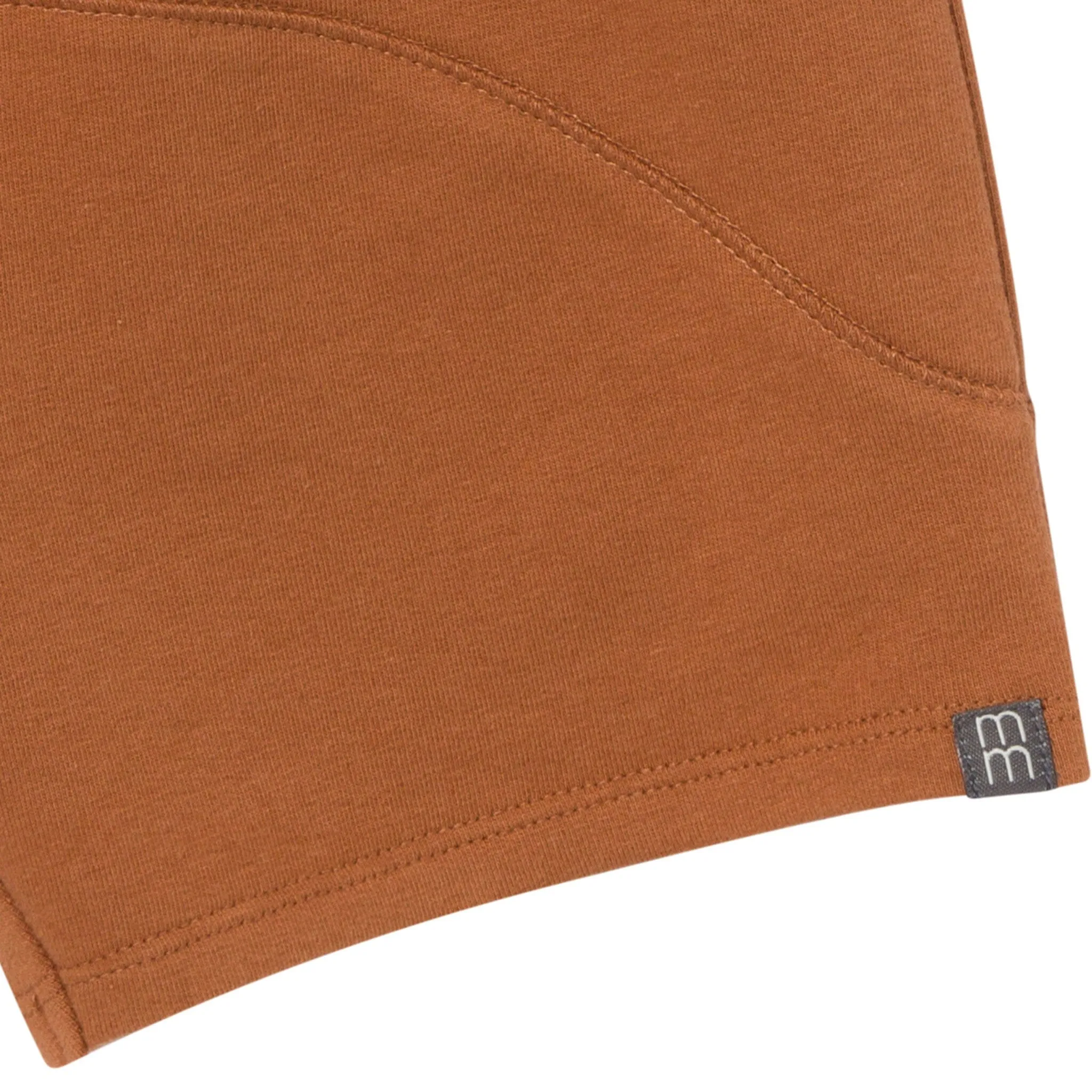2-Piece Toddler Boys Medium Brown Henley Shirt and Shorts Set Gerber Childrenswea