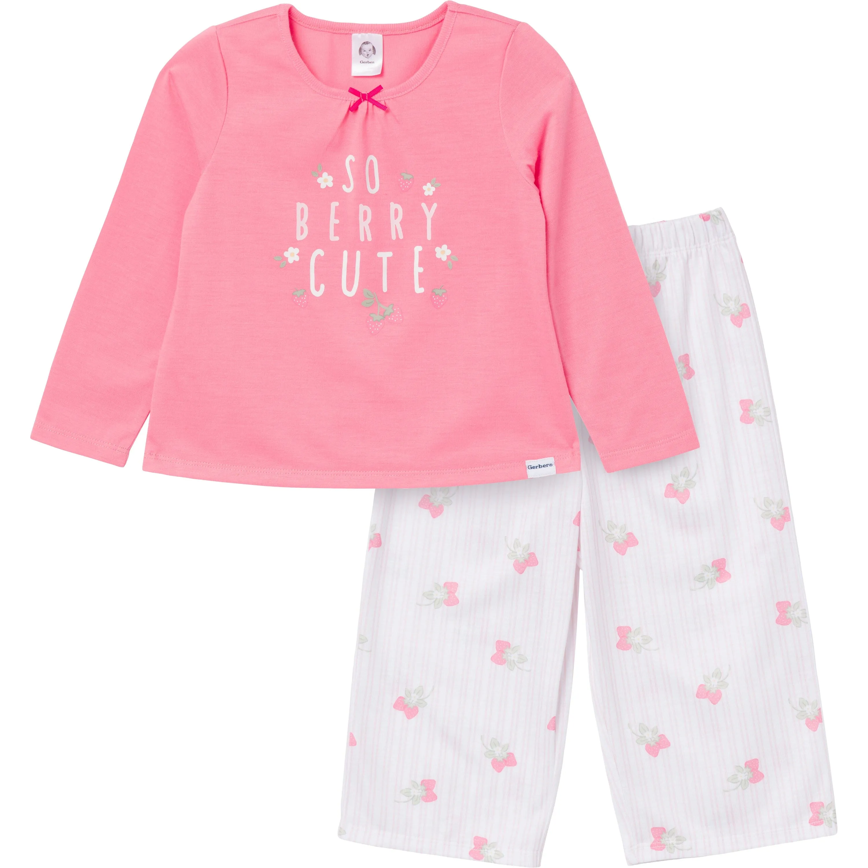 2-Piece Toddler Girls Berry Pajama Set Gerber Childrenswea