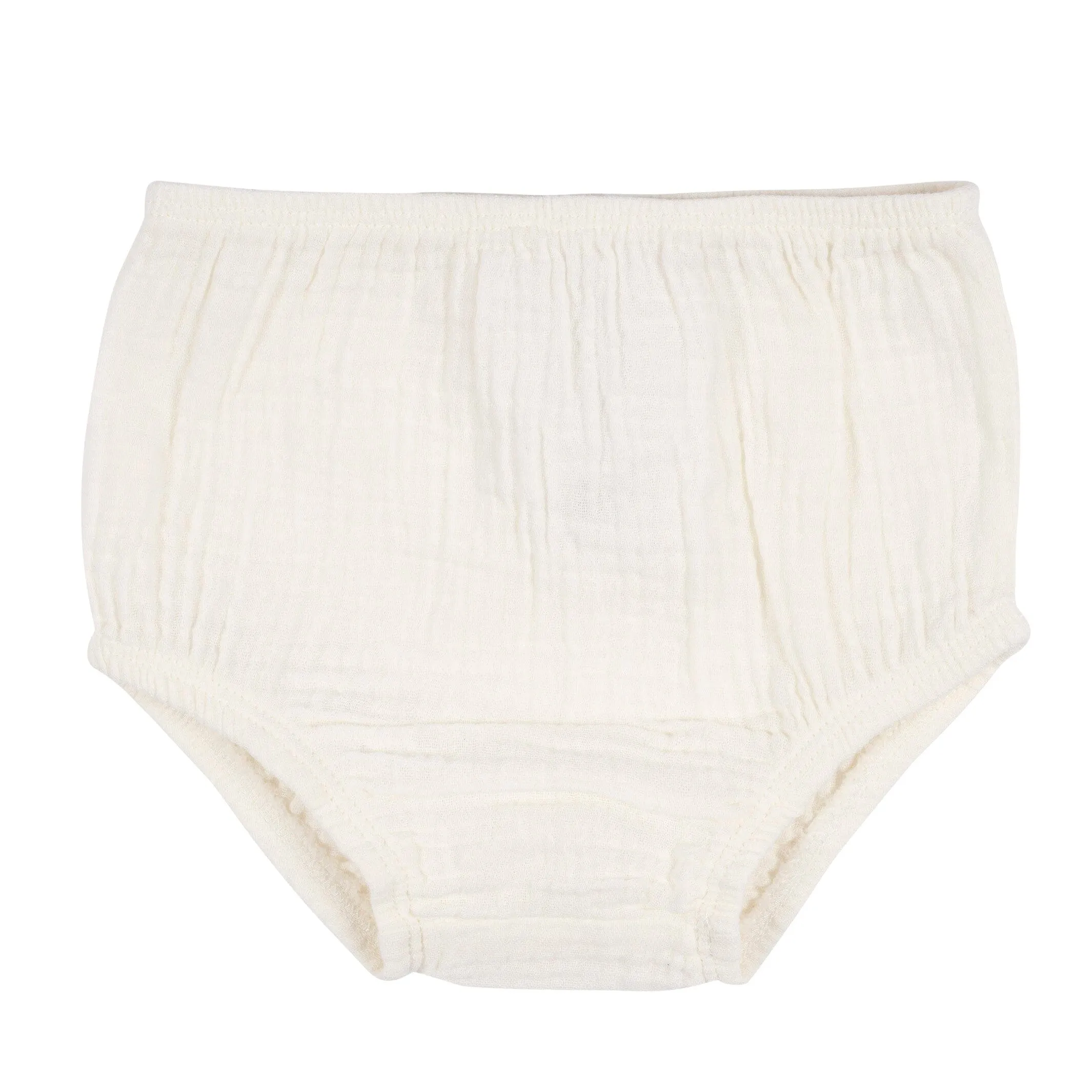 2-Piece Toddler Girls Ivory Gauze Dress & Diaper Cover Set Gerber Childrenswea