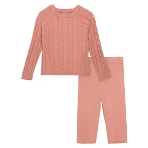2-Piece Toddler Girls Peach Sweater Set Gerber Childrenswea