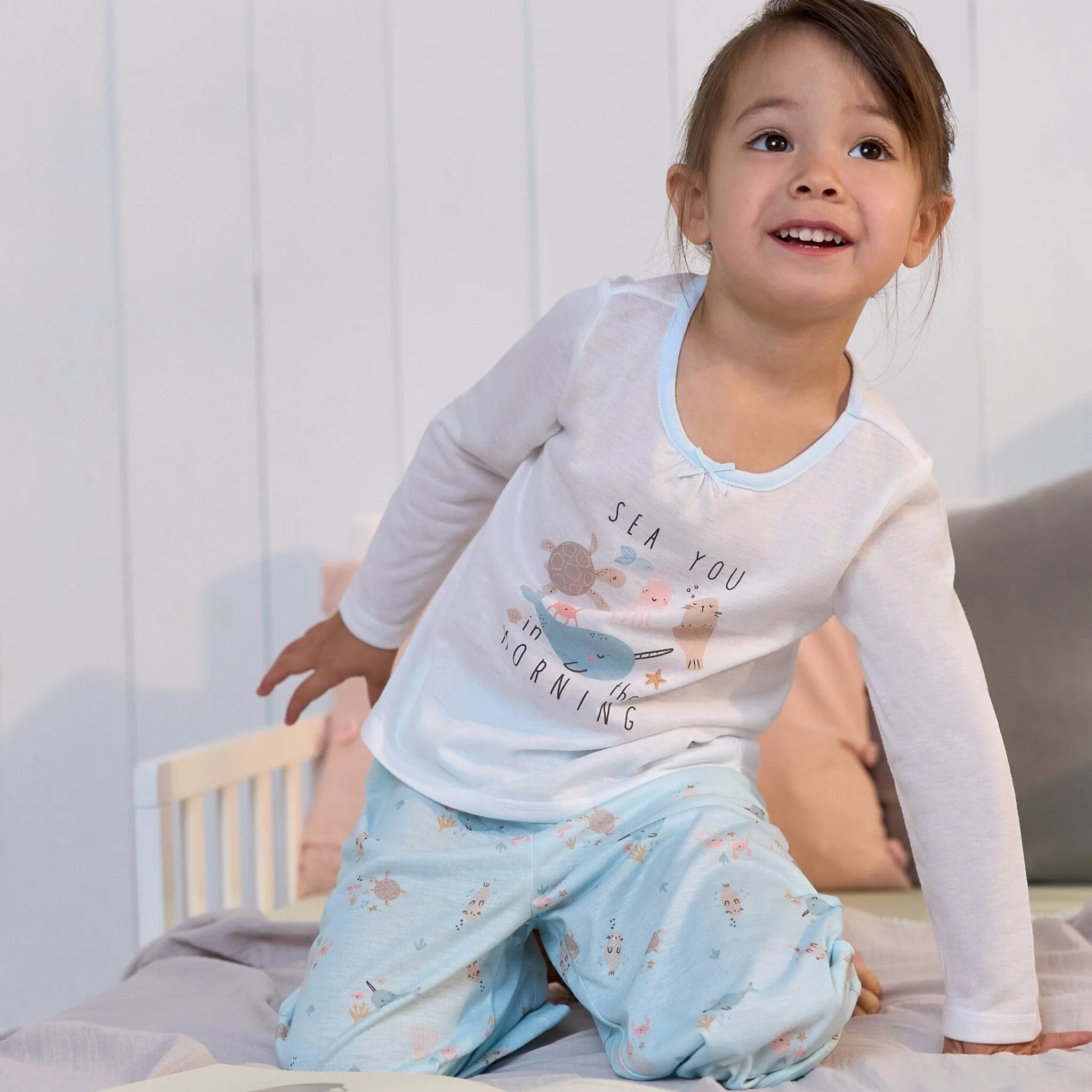 2-Piece Toddler Girls Sea Pajama Set Gerber Childrenswea