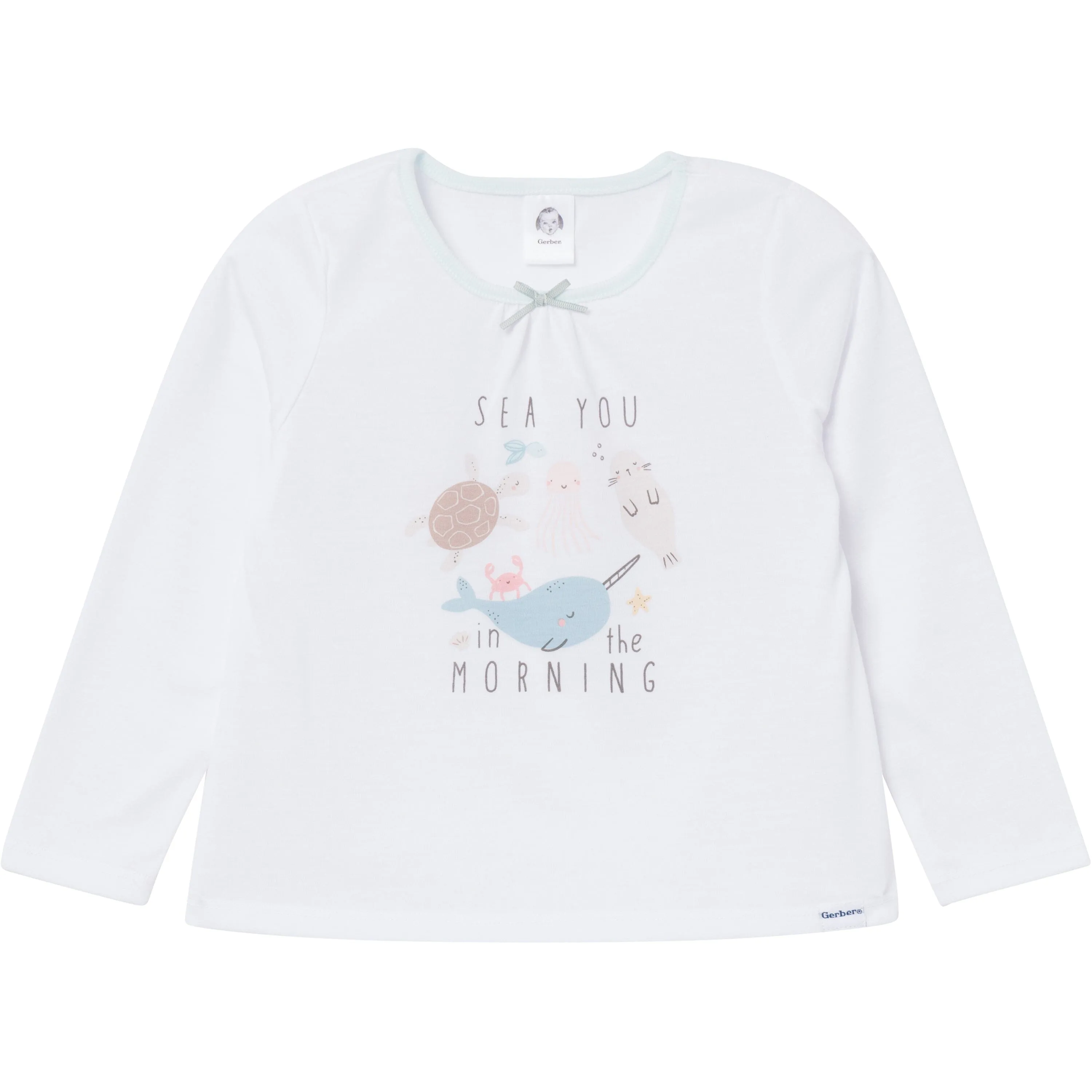 2-Piece Toddler Girls Sea Pajama Set Gerber Childrenswea