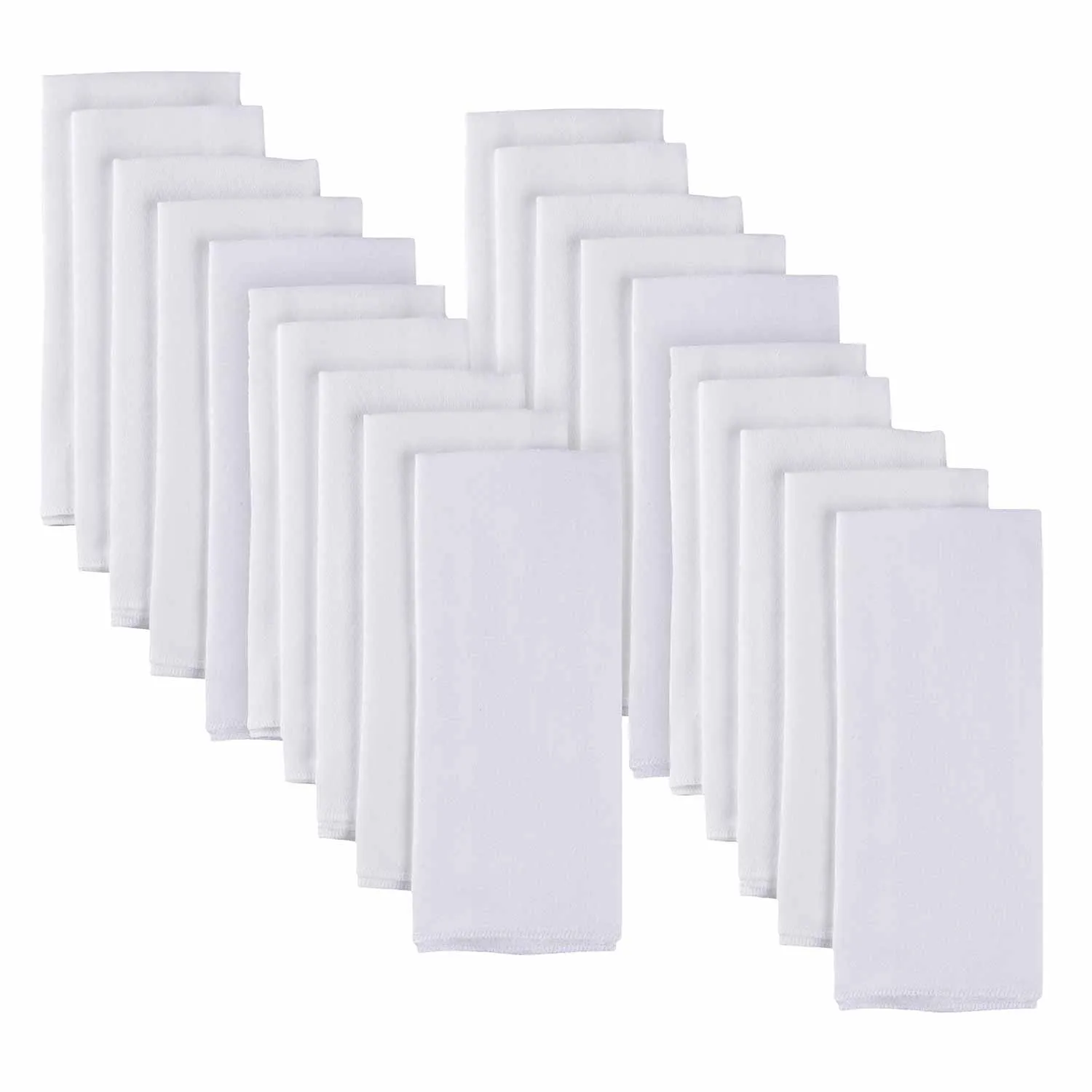 20-pack White Flatfold Birdseye Cloth Diapers Gerber Childrenswea
