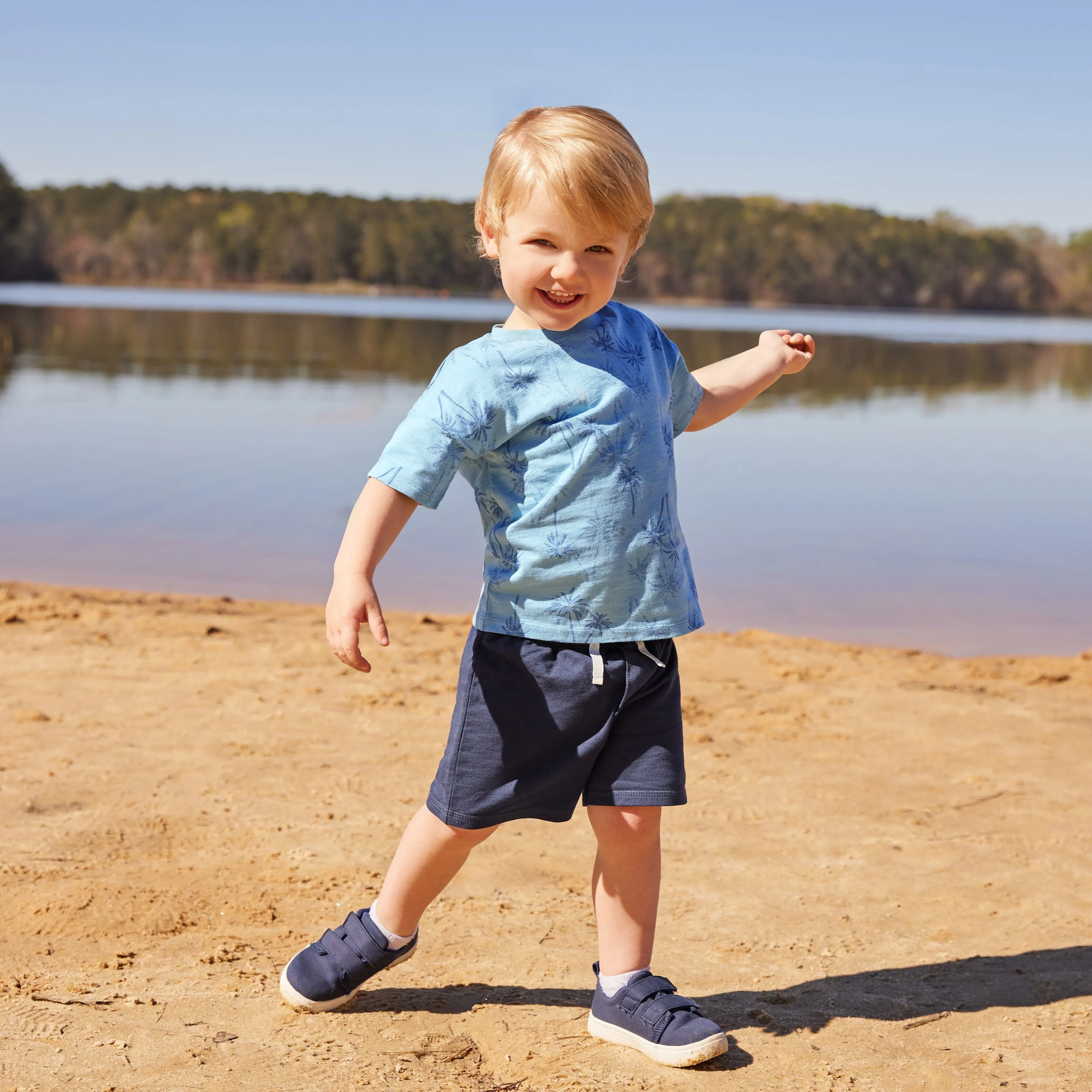 3-Pack Baby & Toddler Boys Blues Knit Shorts Gerber Childrenswea