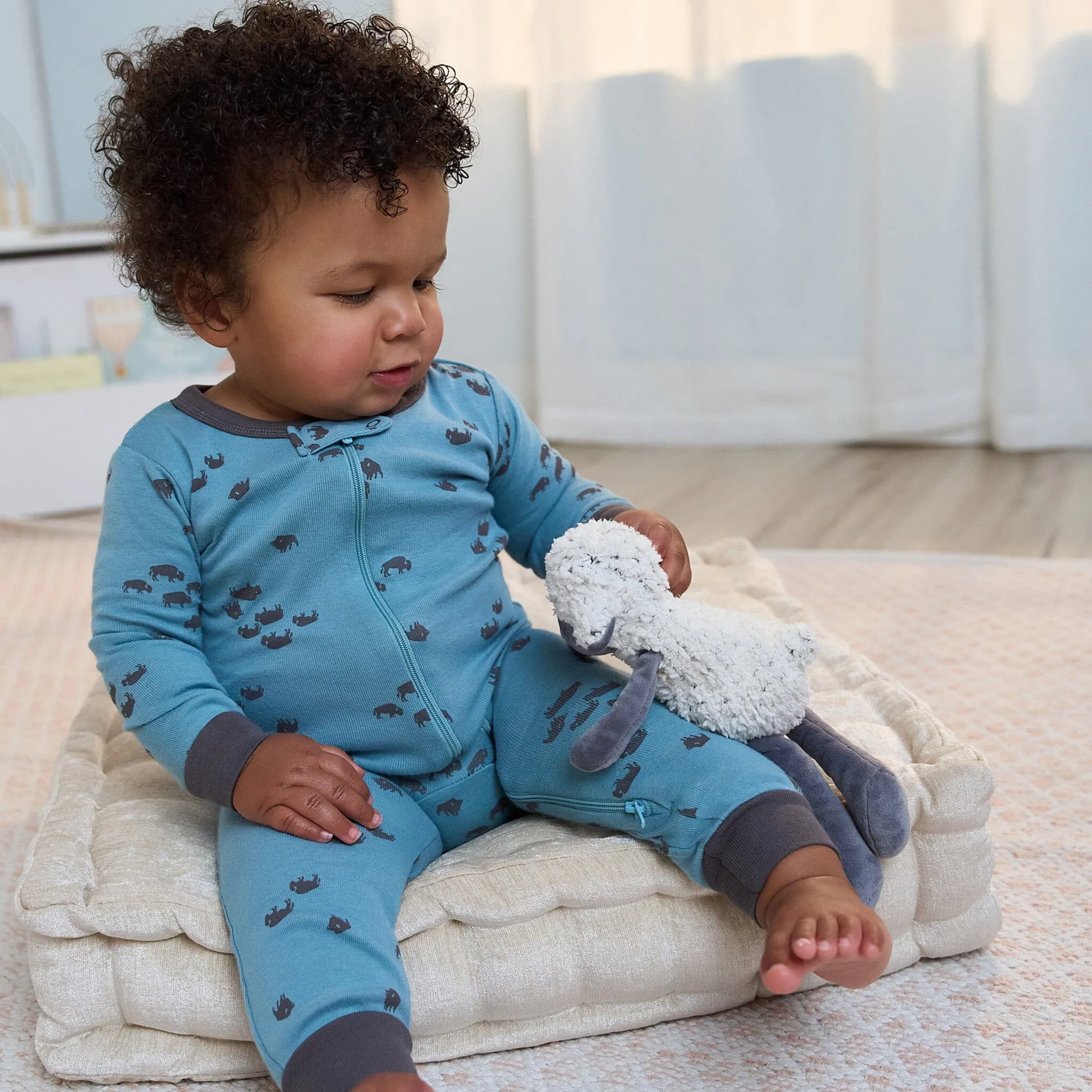 3-Pack Baby & Toddler Boys Buffalo Snug Fit Footless Pajamas Gerber Childrenswea