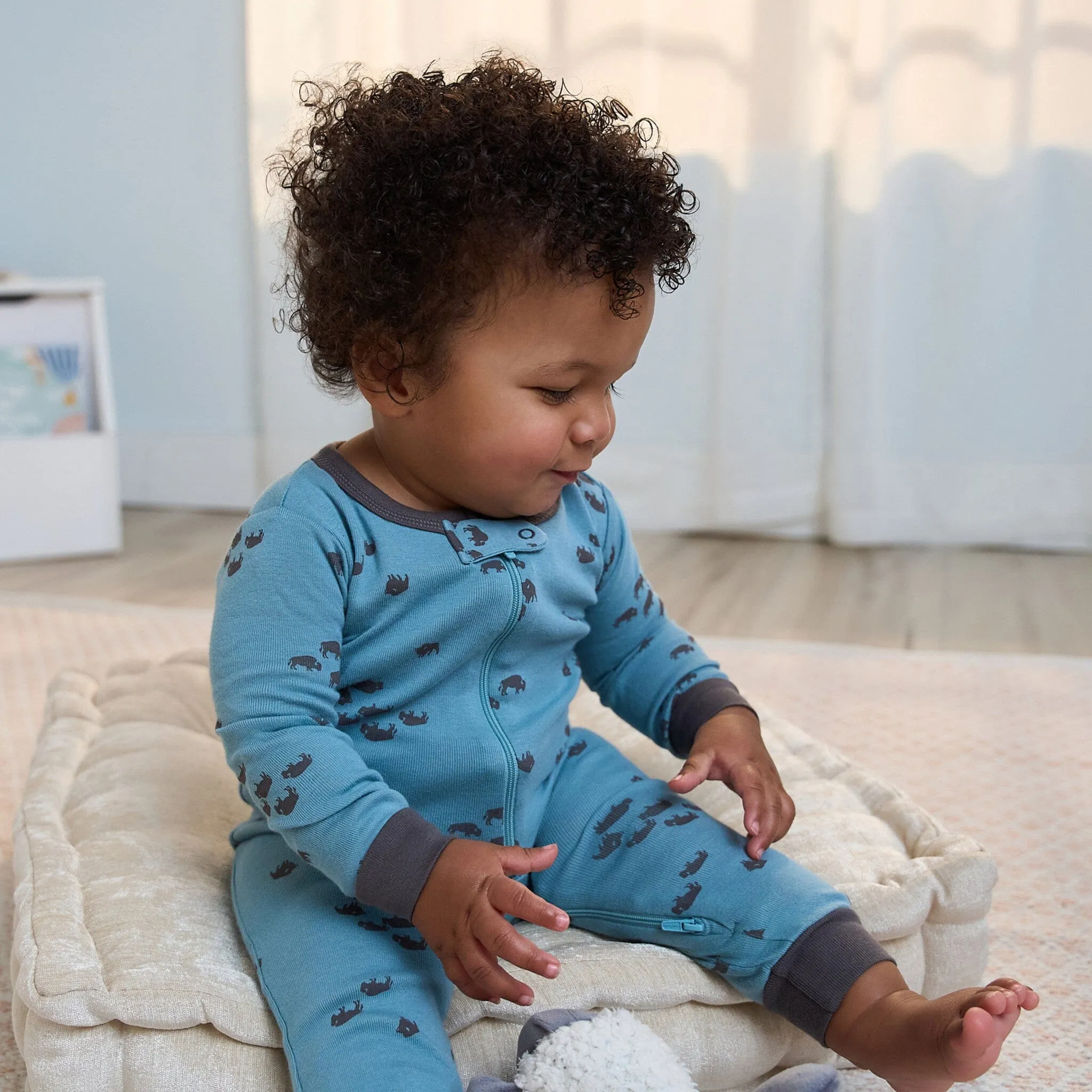 3-Pack Baby & Toddler Boys Buffalo Snug Fit Footless Pajamas Gerber Childrenswea