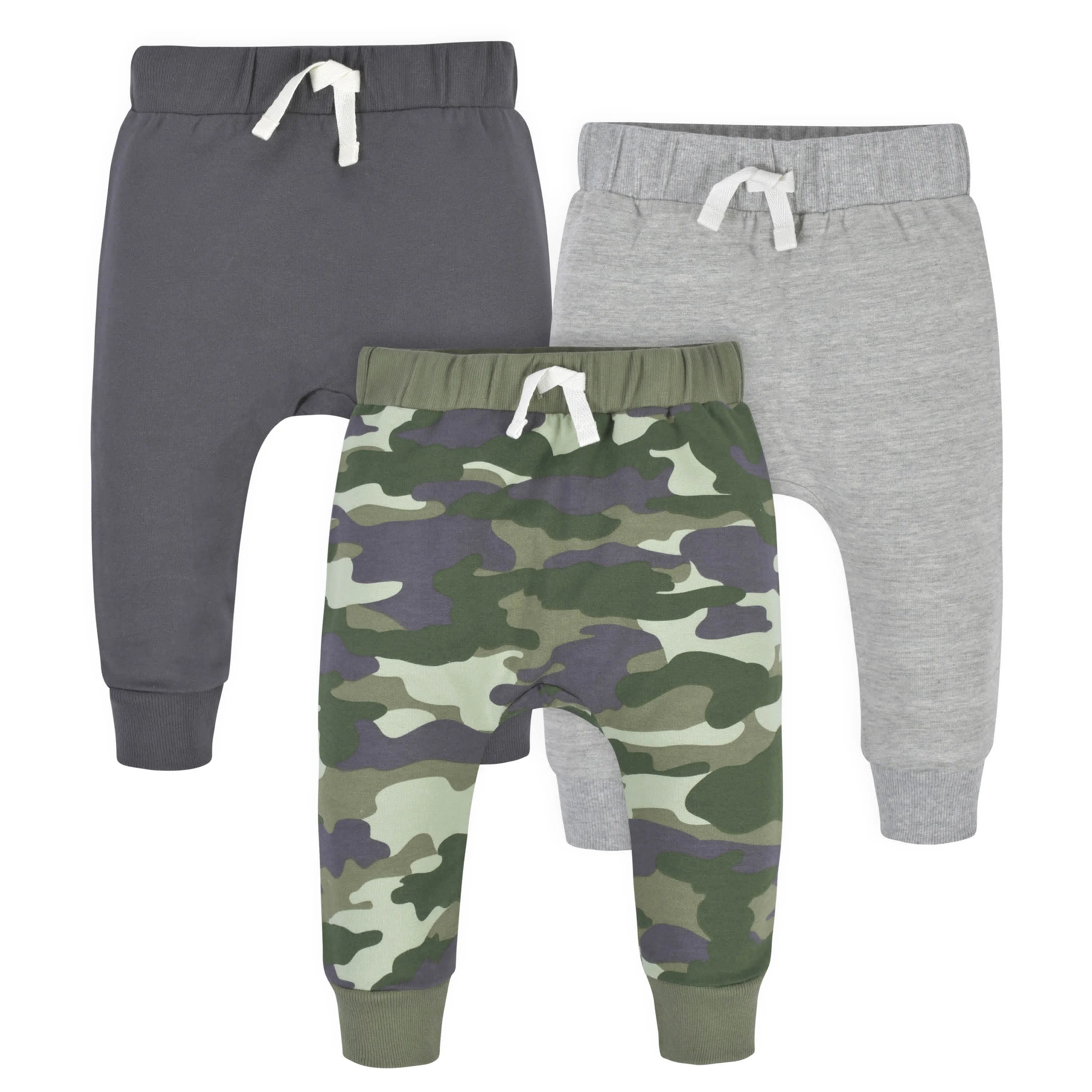 3-Pack Baby & Toddler Boys Camo Premium Jogger Gerber Childrenswea