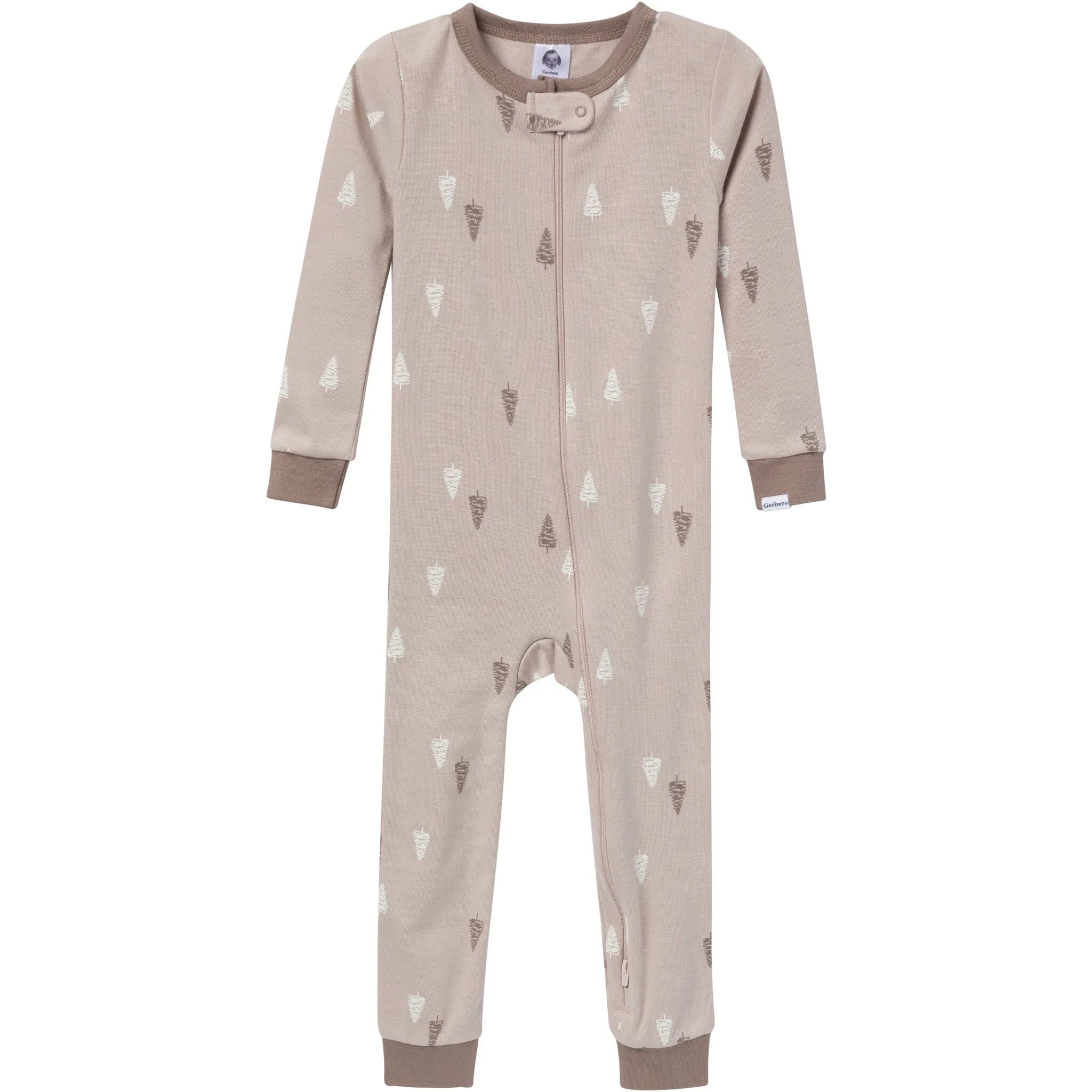 3-Pack Baby & Toddler Boys Moose & Trees Snug Fit Footless Pajamas Gerber Childrenswea