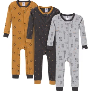 3-Pack Baby & Toddler Boys Music Snug Fit Footless Pajamas Gerber Childrenswea