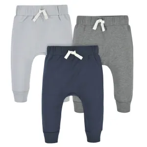 3-Pack Baby & Toddler Boys Navy & Gray Premium Jogger Gerber Childrenswea