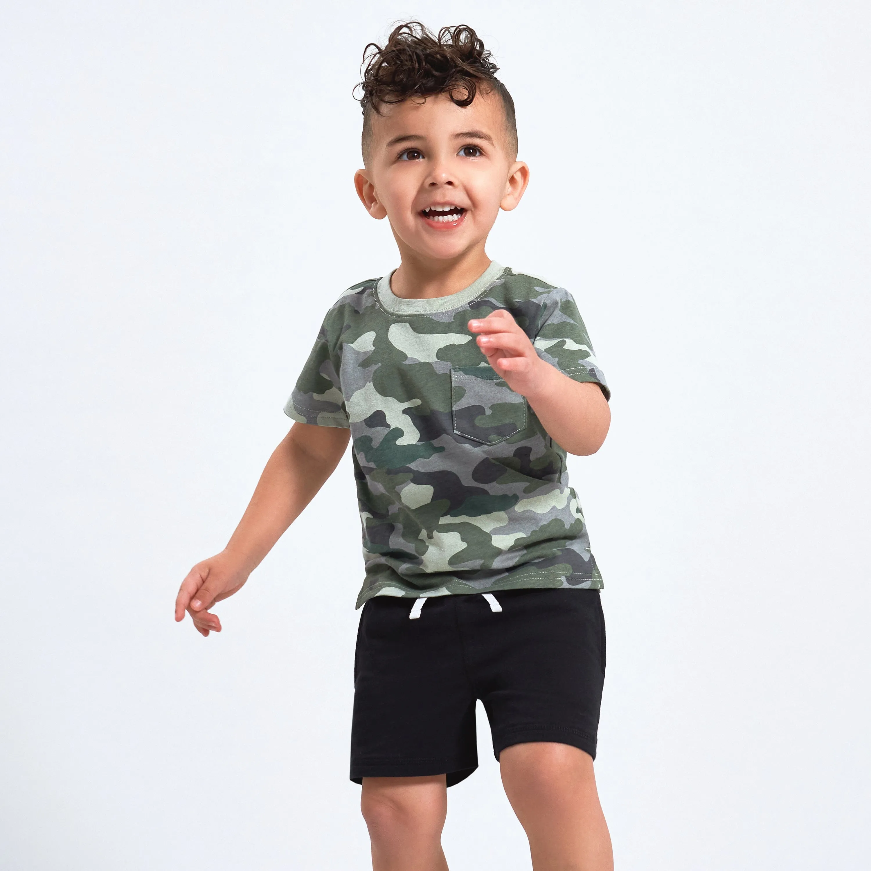 3-Pack Baby & Toddler Boys Neat Neutrals Pull-On Knit Shorts Gerber Childrenswea