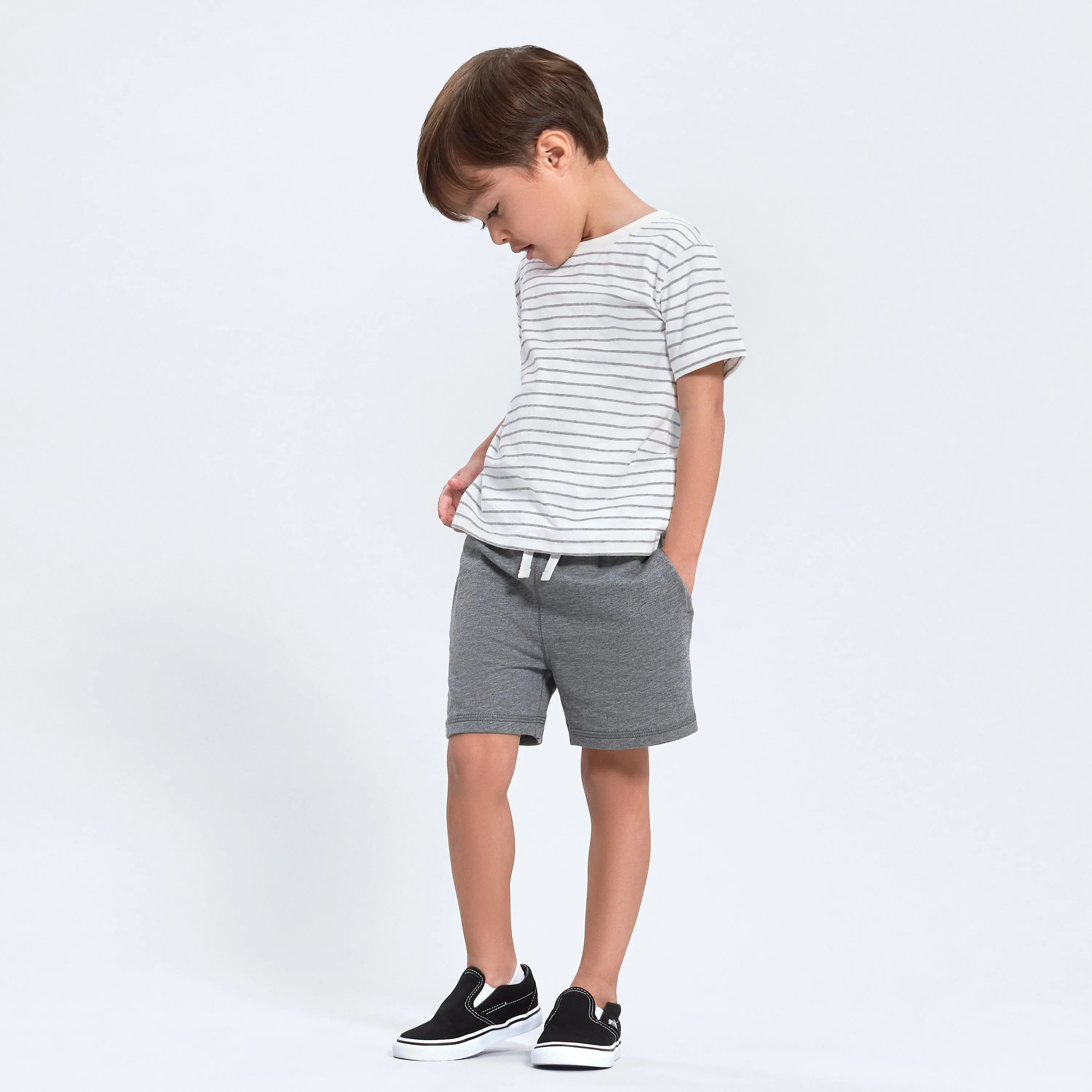 3-Pack Baby & Toddler Boys Neat Neutrals Pull-On Knit Shorts Gerber Childrenswea