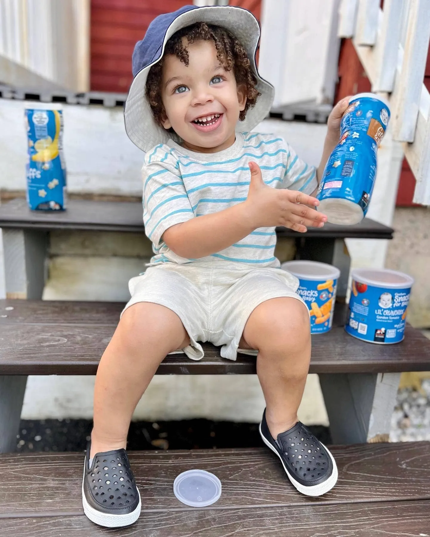 3-Pack Baby & Toddler Boys Royal Blues Pull-On Knit Shorts Gerber Childrenswea