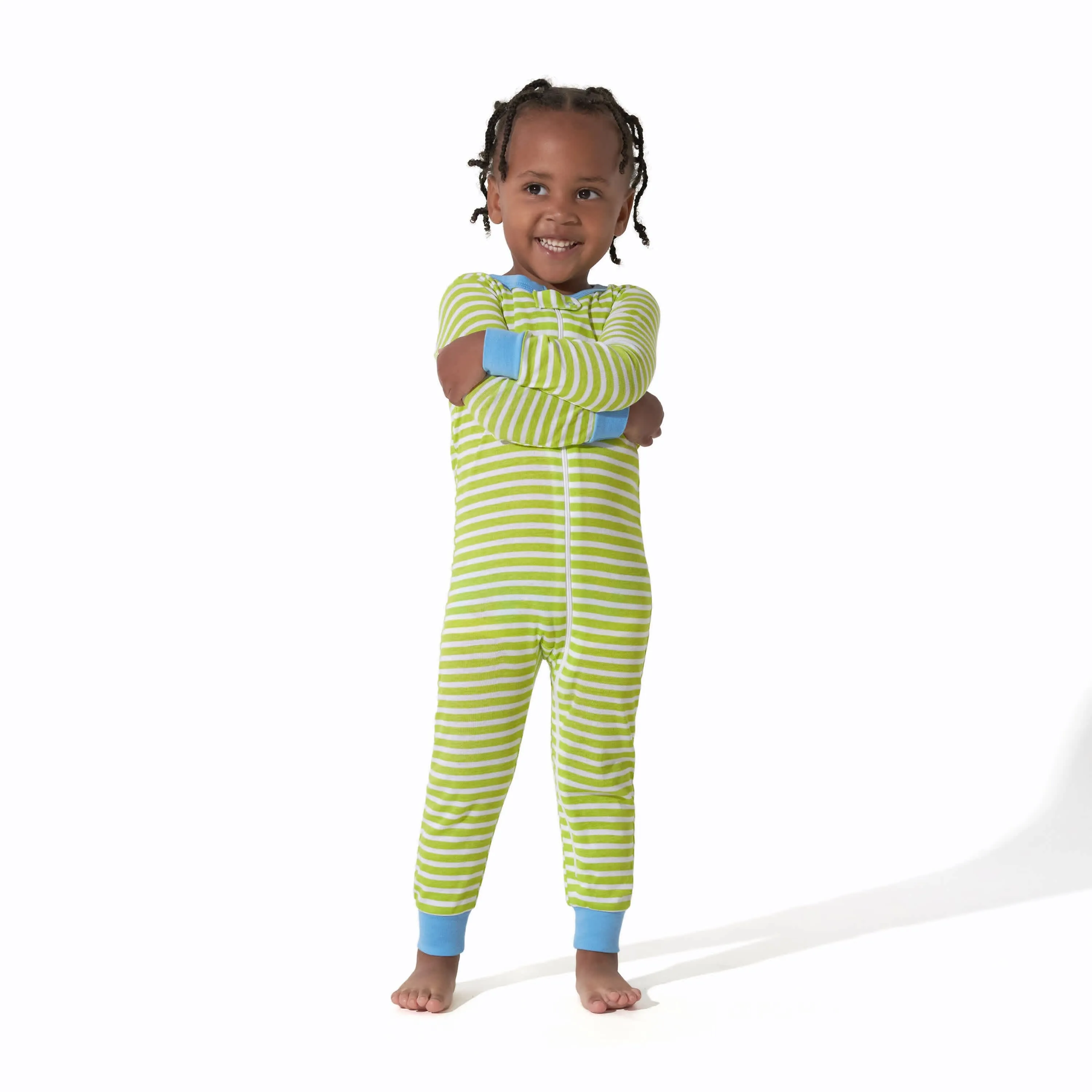 3-Pack Baby & Toddler Boys Stripes & Doggies Snug Fit Footless Pajamas Gerber Childrenswea