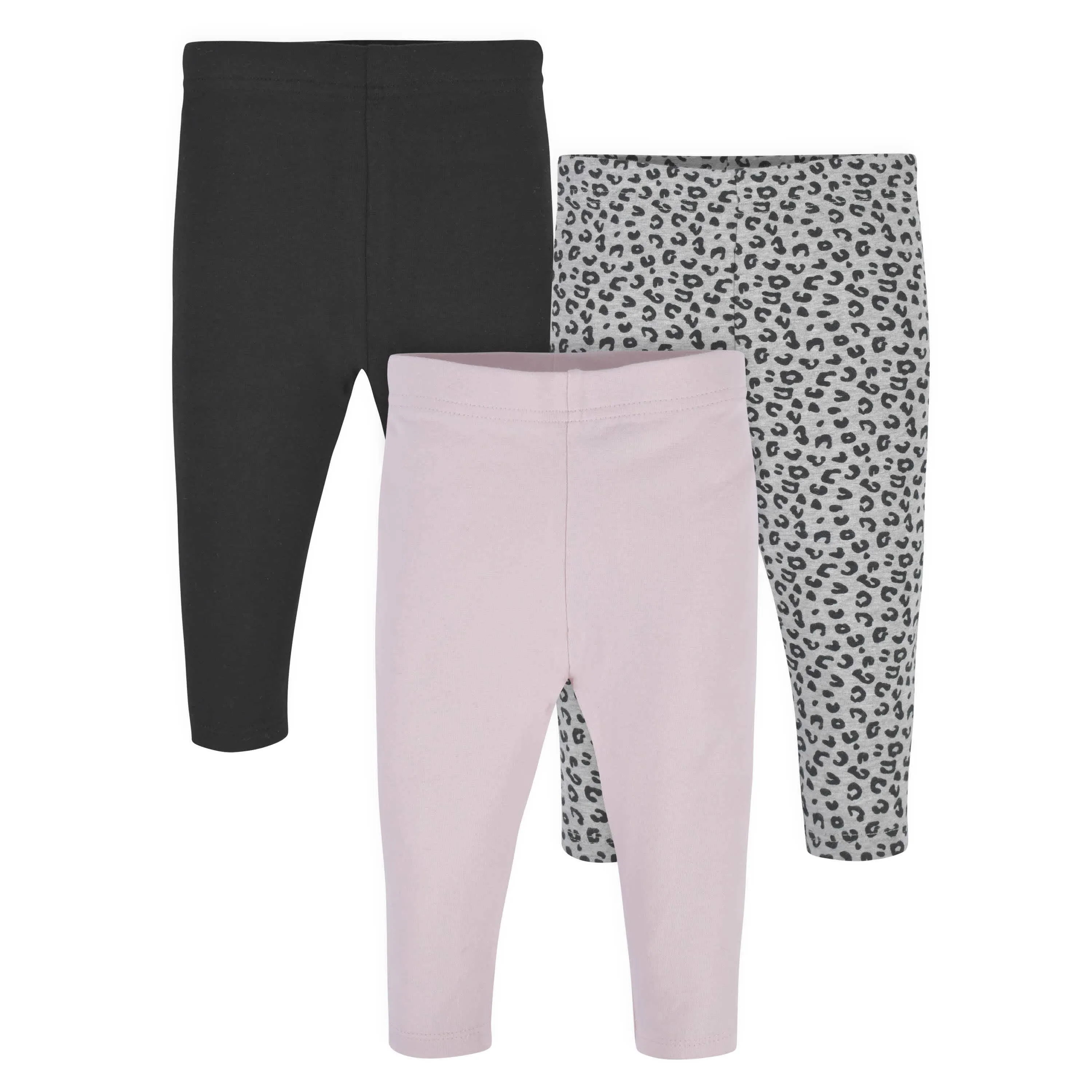 3-Pack Baby & Toddler Girls Cheetah Premium Leggings Gerber Childrenswea