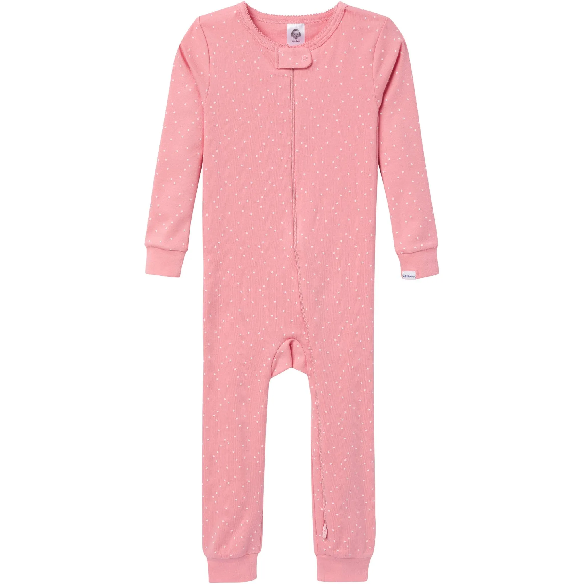 3-Pack Baby & Toddler Girls Ditsy Floral Snug Fit Footless Pajamas Gerber Childrenswea