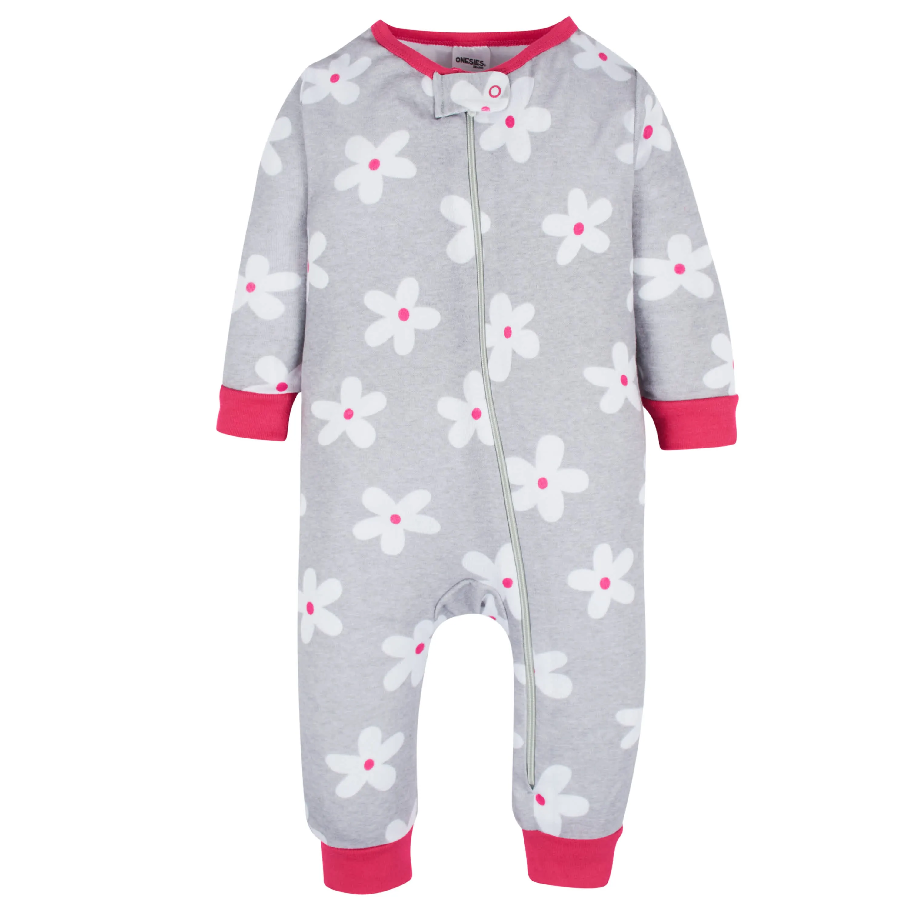 3-Pack Baby & Toddler Girls Dots & Kitties Snug Fit Footless Pajamas Gerber Childrenswea