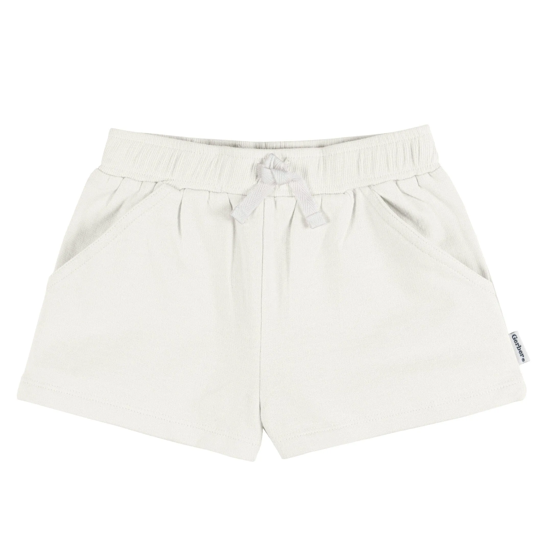 3-Pack Baby & Toddler Girls Navy, White, & Pink Knit Shorts Gerber Childrenswea