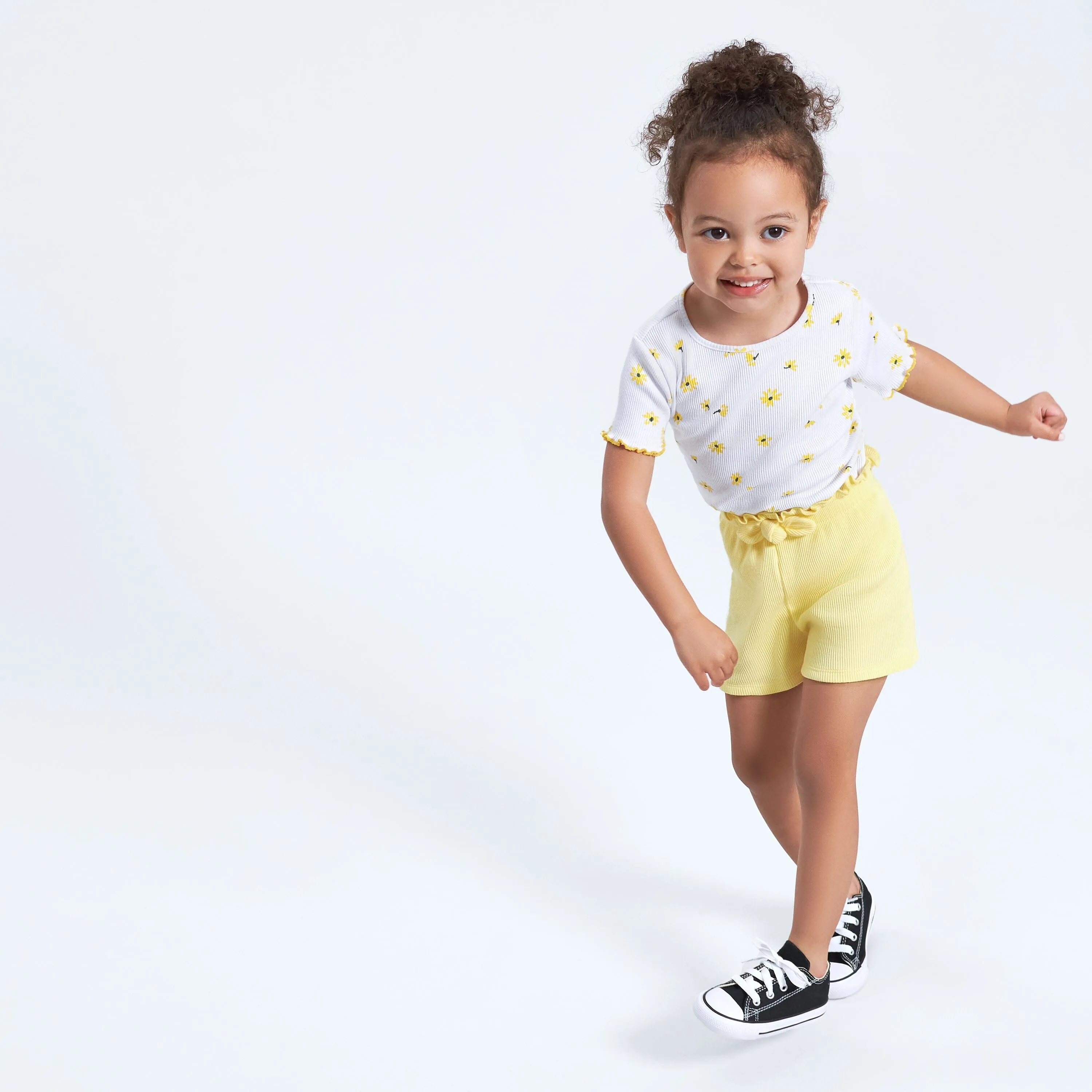 3-Pack Baby & Toddler Girls Picnic Day Dreams Pull-On Knit Shorts Gerber Childrenswea