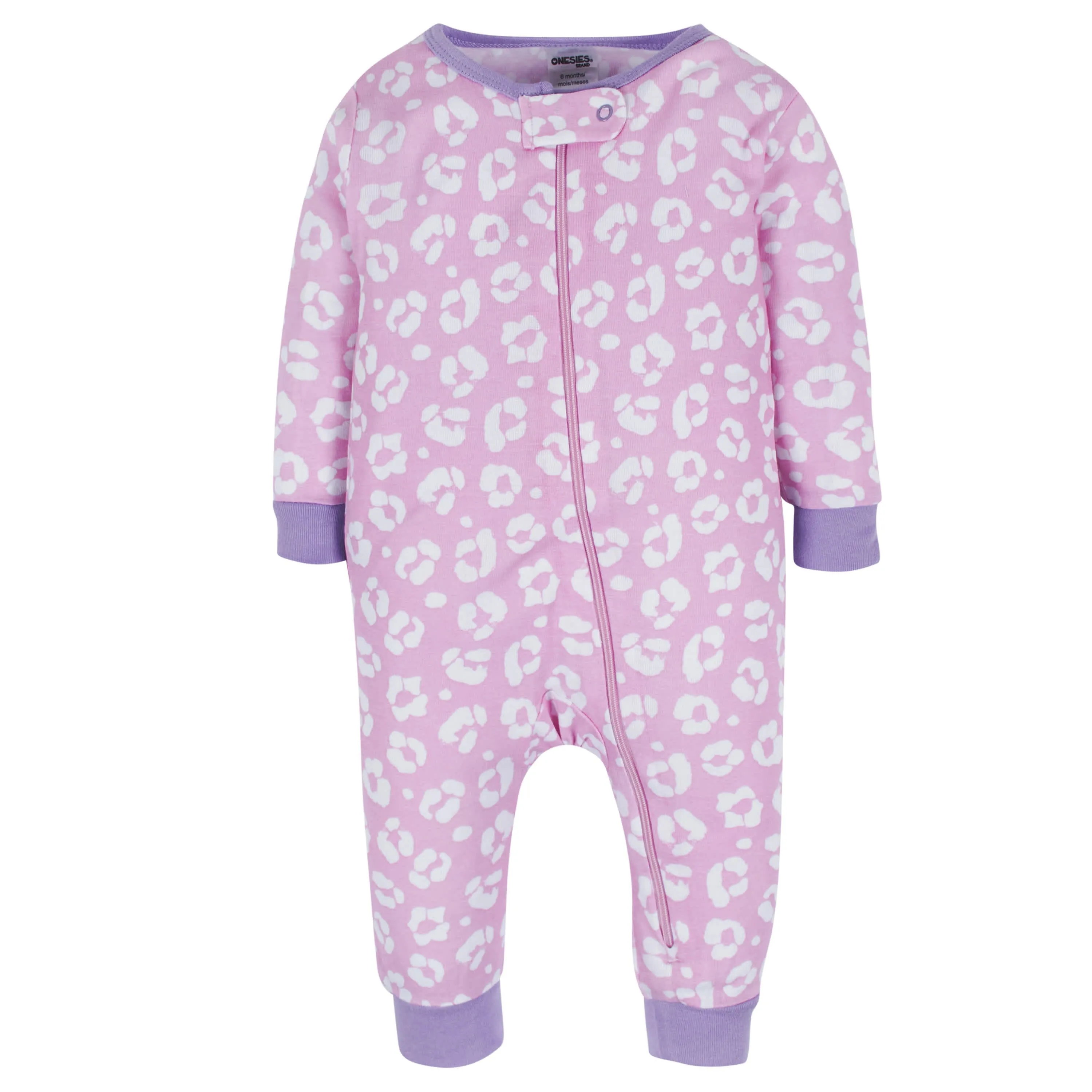 3-Pack Baby & Toddler Girls Rainbow Floral Snug Fit Footless Pajamas Gerber Childrenswea
