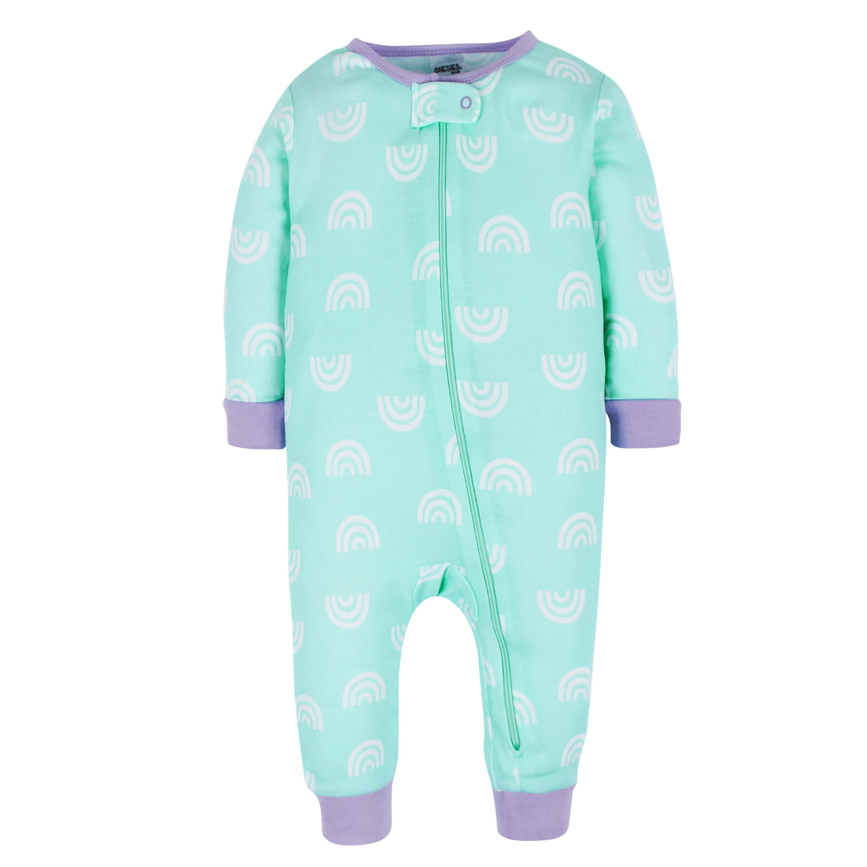 3-Pack Baby & Toddler Girls Rainbow Floral Snug Fit Footless Pajamas Gerber Childrenswea