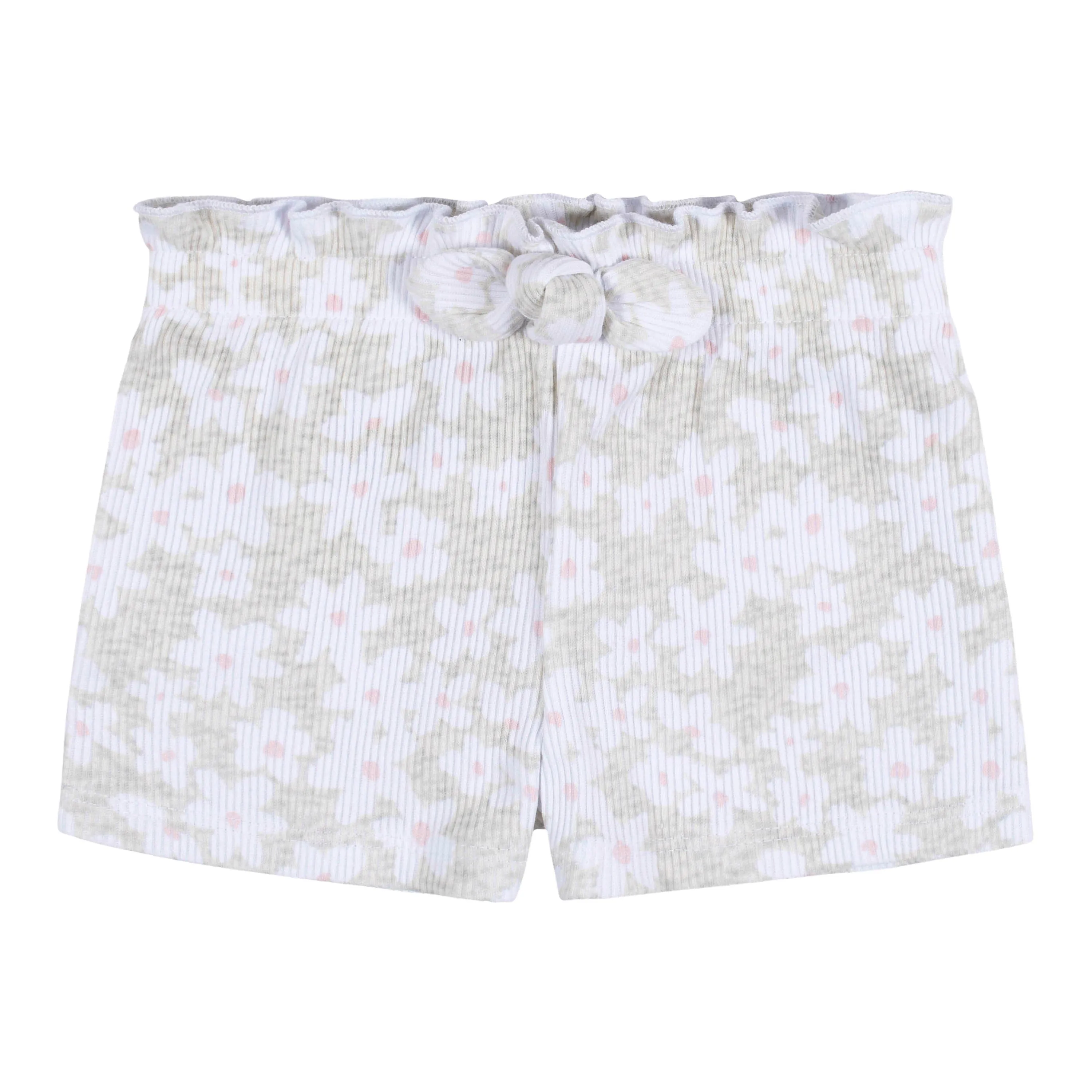 3-Pack Baby & Toddler Girls Sweet Florals Pull-On Knit Shorts Gerber Childrenswea
