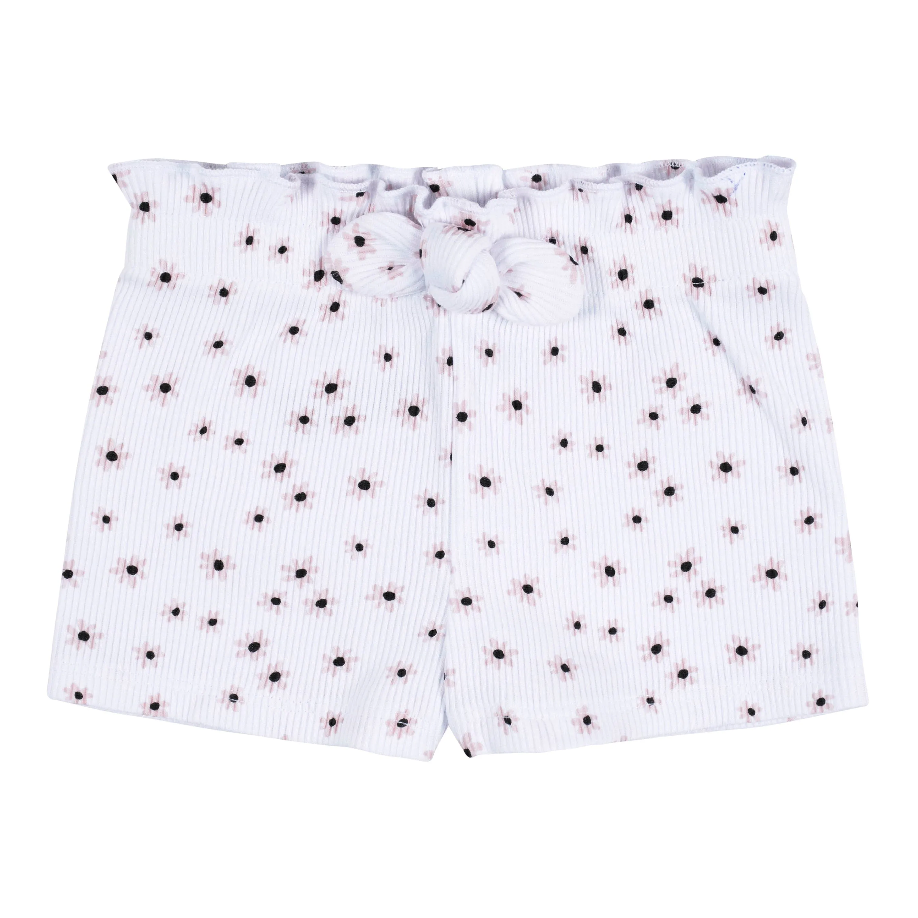 3-Pack Baby & Toddler Girls Sweet Florals Pull-On Knit Shorts Gerber Childrenswea