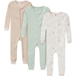 3-Pack Baby & Toddler Neutral Bear Snug Fit Footless Pajamas Gerber Childrenswea